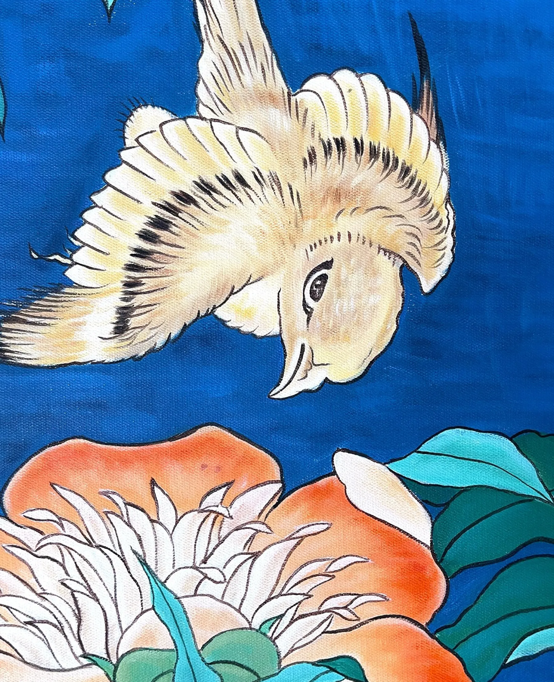 peonies_and_canary__hokusai_4.webp Galerie Mont Peonies and Canary - Hokusai^ Hokusai