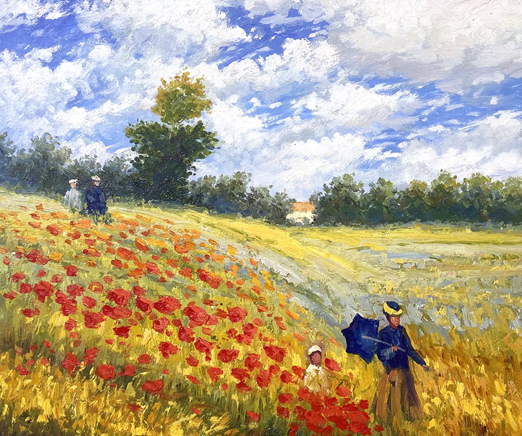 Galerie Mont Poppy Field - Claude Monet^ Monet