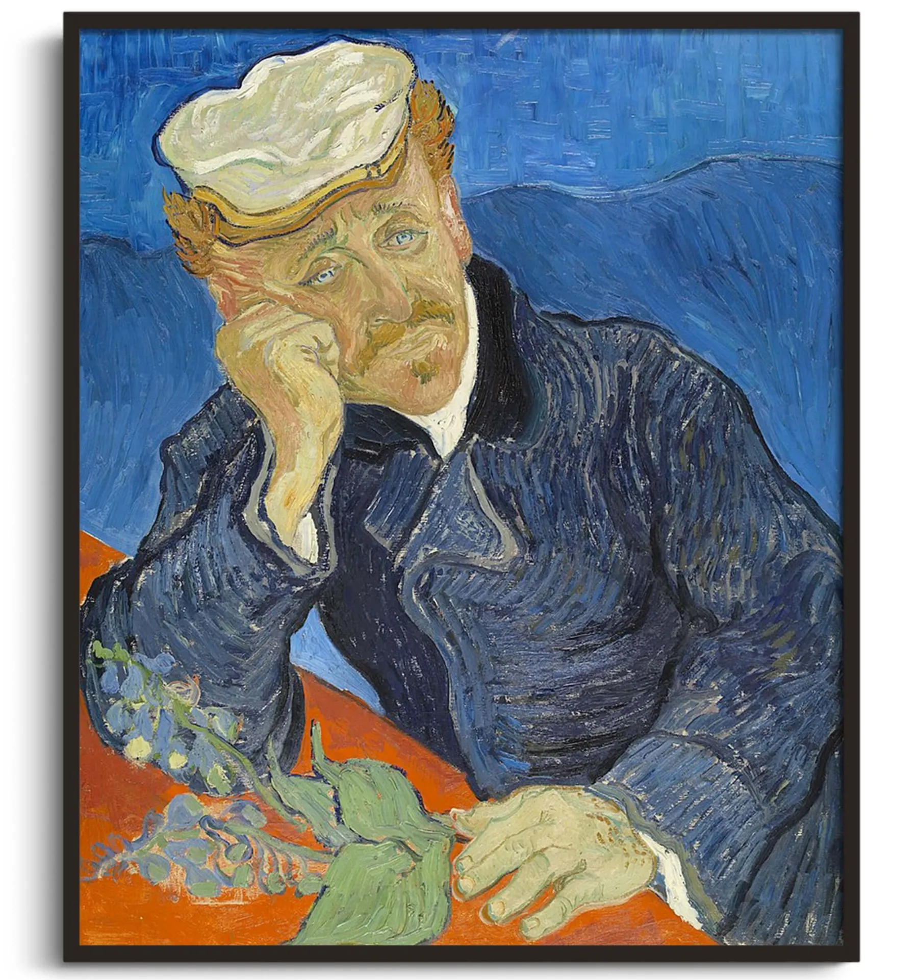Galerie Mont Portrait of Doctor Gachet - Vincent Van Gogh^ Van Gogh