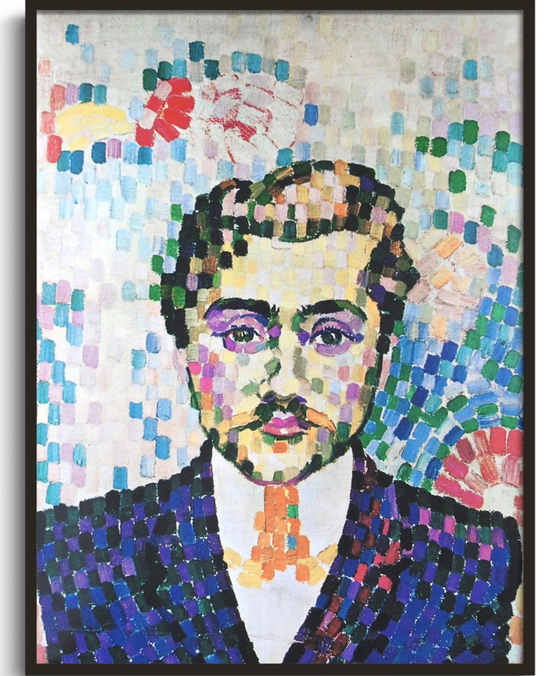 Galerie Mont Portrait of Metzinger - Robert Delaunay^ Delaunay