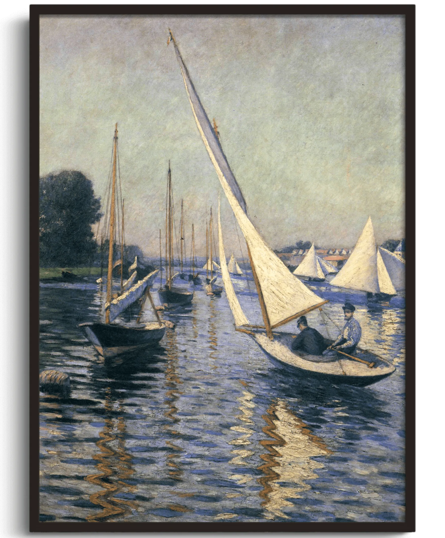 Galerie Mont Regattas in Argenteuil - Gustave Caillebotte^ Caillebotte