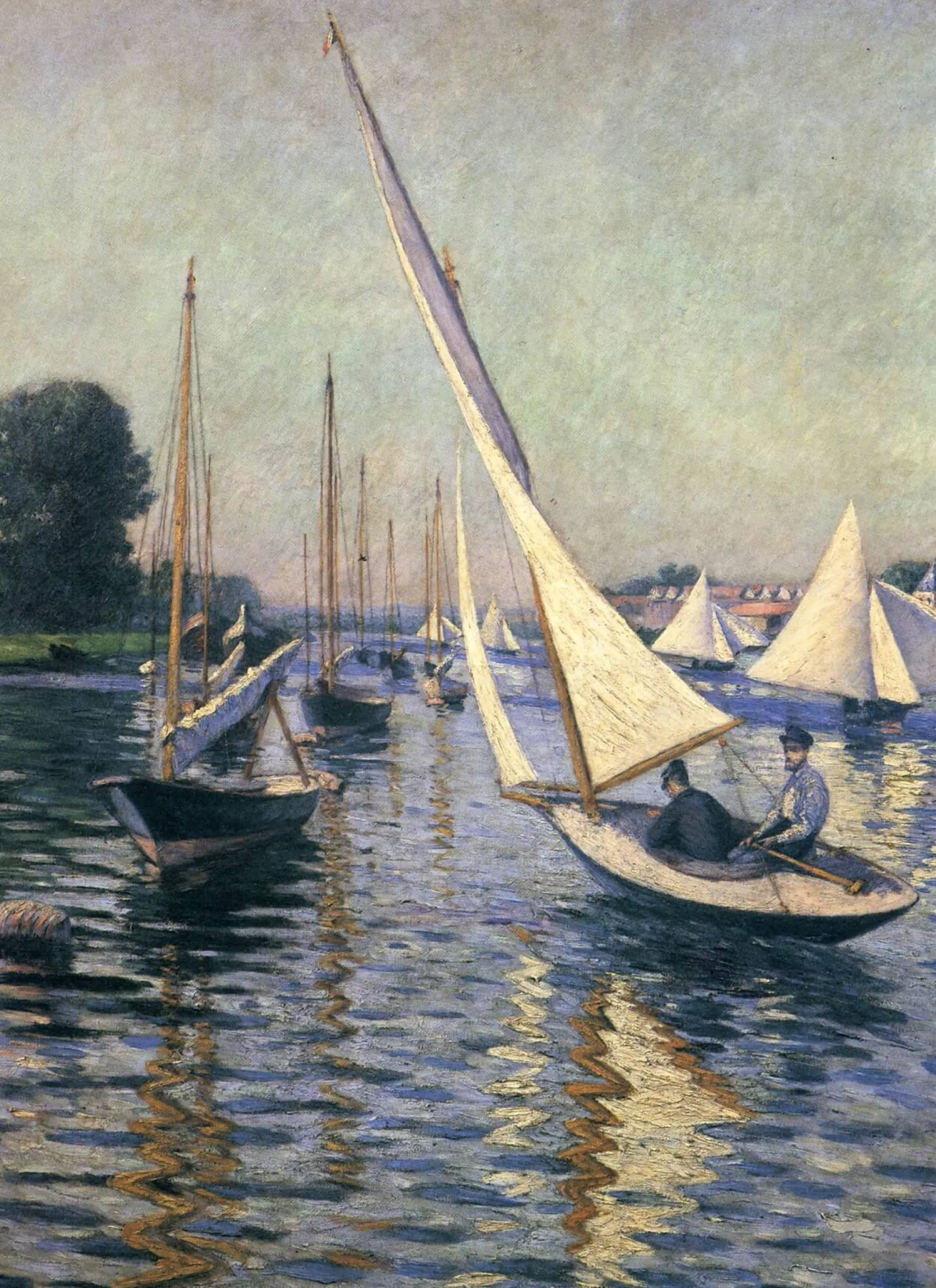 Galerie Mont Regattas in Argenteuil - Gustave Caillebotte^ Caillebotte