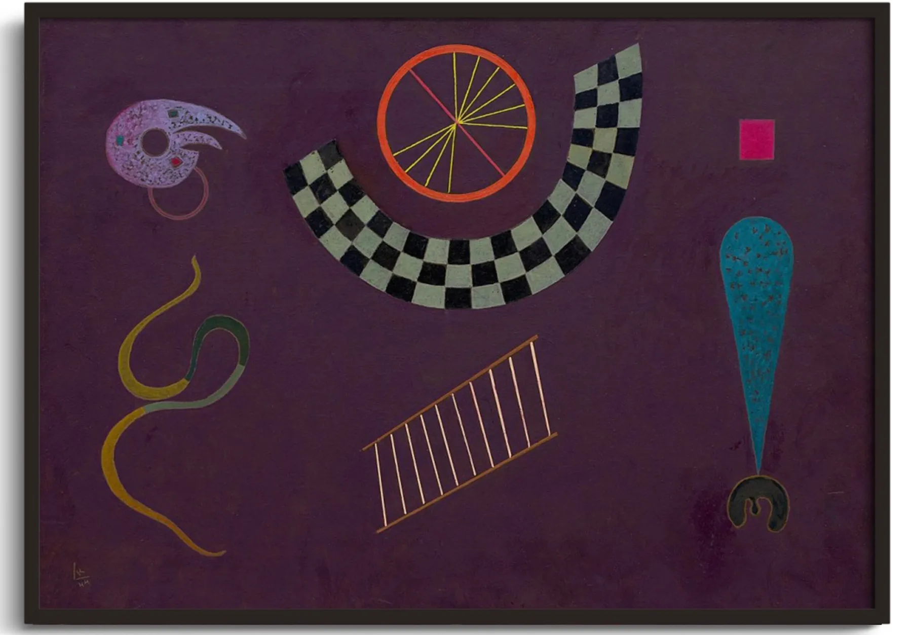 Galerie Mont Ribbon with squares - Vassily Kandinsky^ Kandinsky