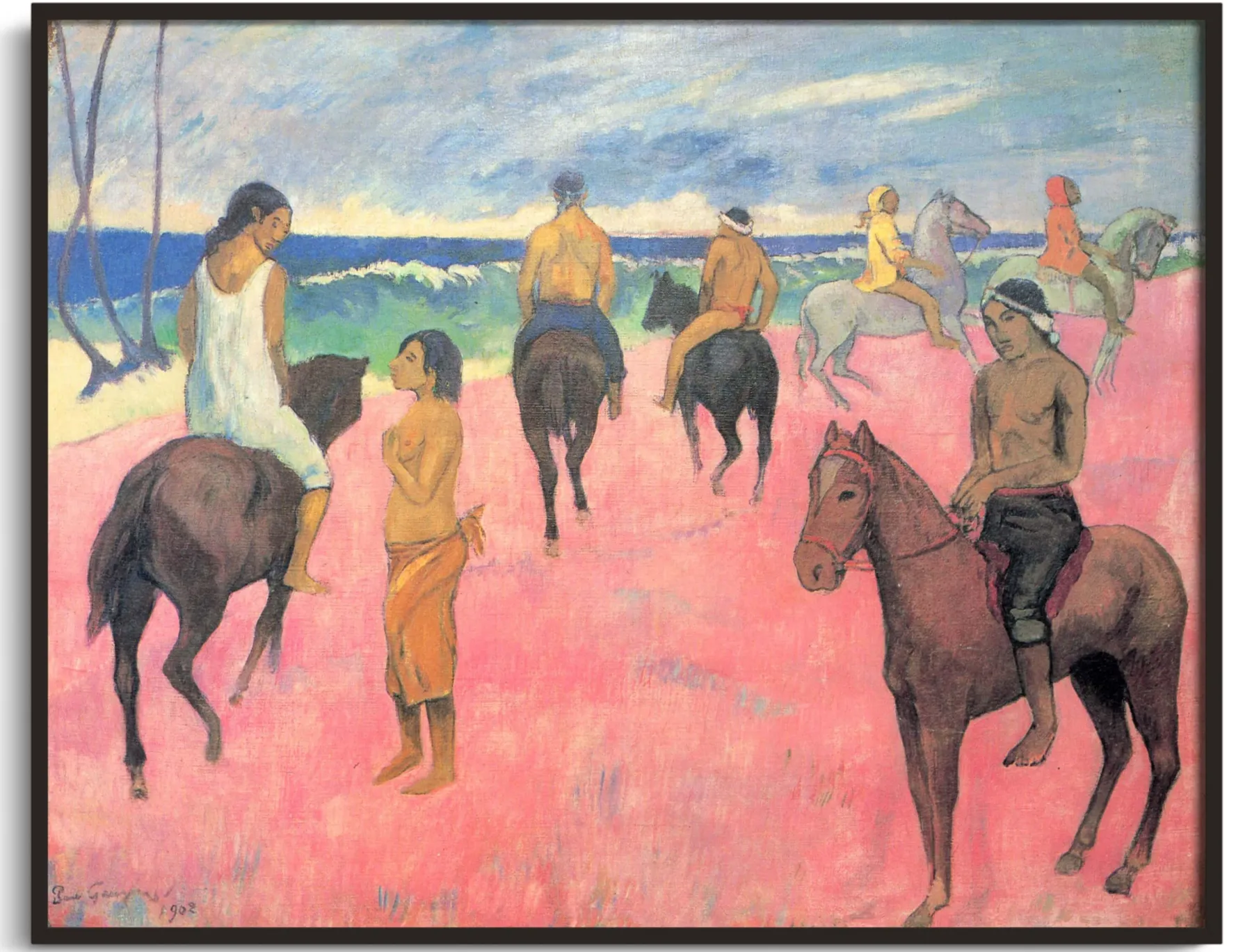 Galerie Mont Riders on the beach II - Paul Gauguin^ Gauguin