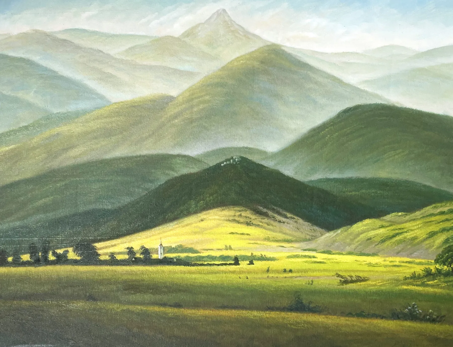 Galerie Mont Riesengebirge Landscape - Caspar David Friedrich^ Friedrich