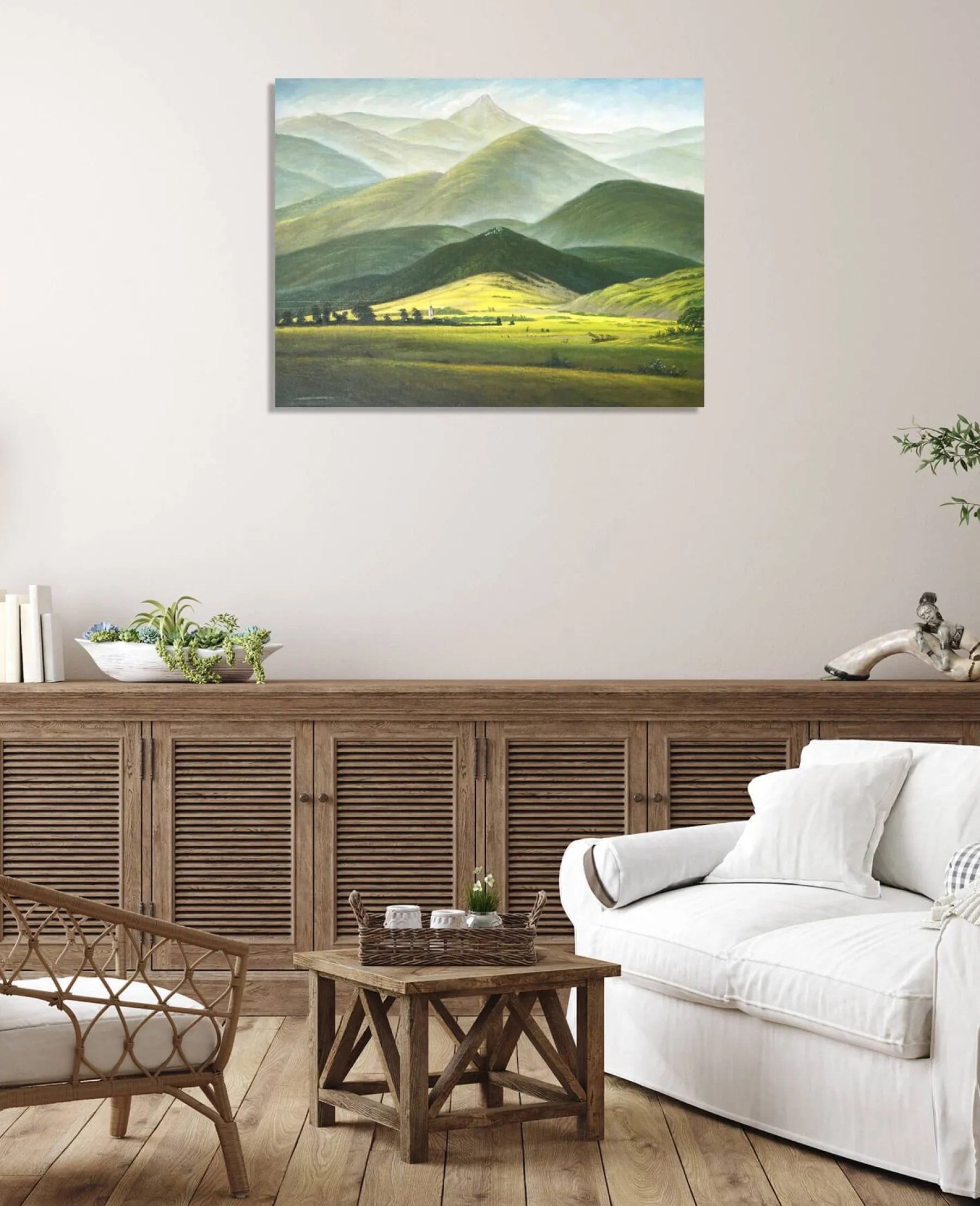 riesengebirge_landscape__caspar_david_friedrich_8.webp Galerie Mont Riesengebirge Landscape - Caspar David Friedrich^ Friedrich