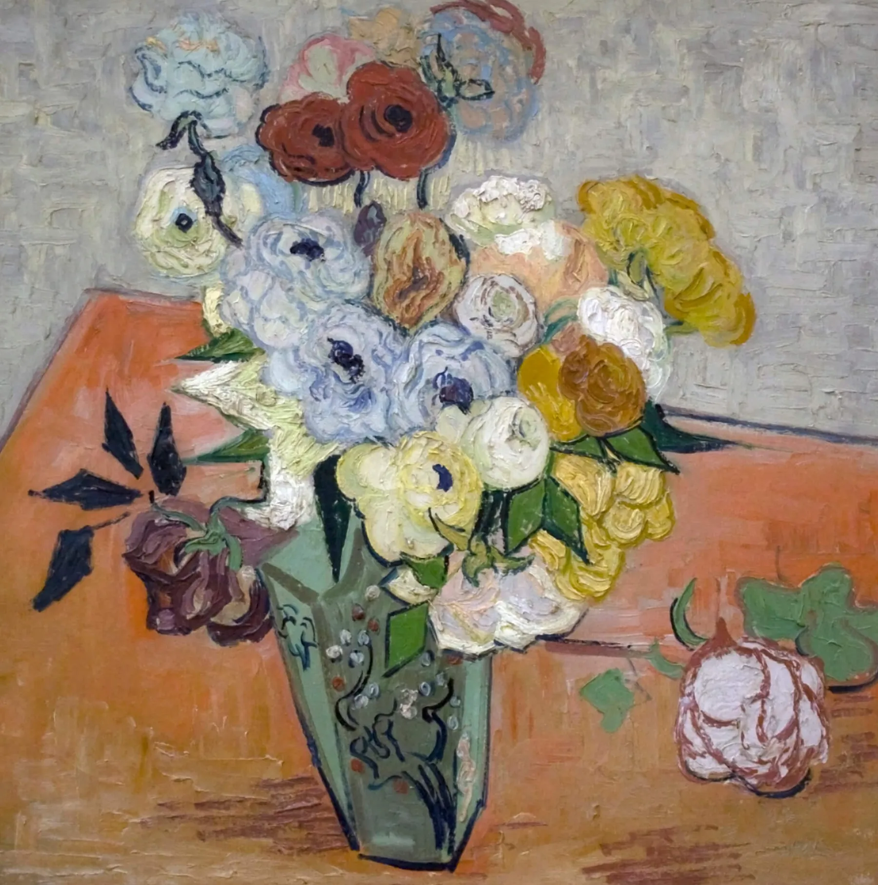 Galerie Mont Roses and anemones - Vincent Van Gogh^ Van Gogh