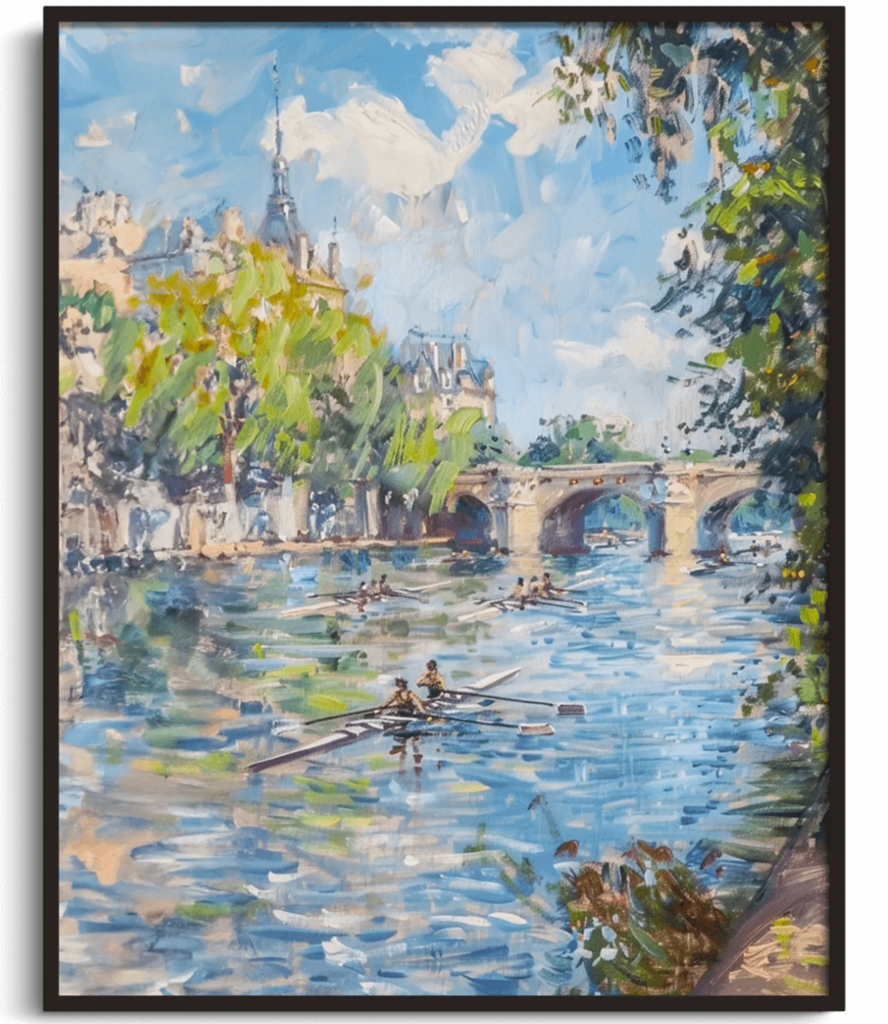 Galerie Mont Rowers on the Seine x Monet^ Monet