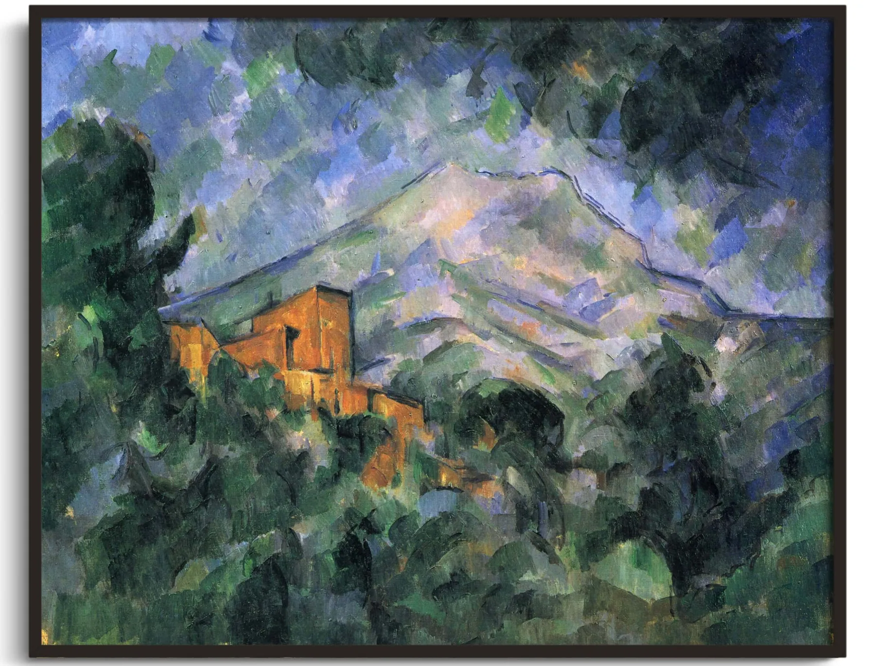 Galerie Mont Sainte-Victoire mountain and black castle - Paul Cézanne^ Cézanne