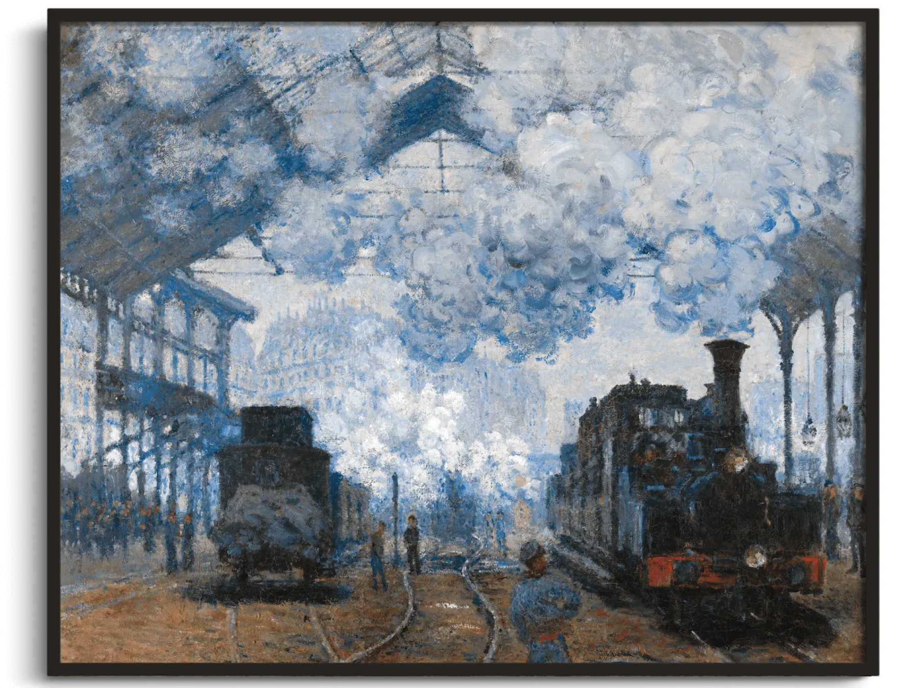 Galerie Mont Saint-Lazare station, arrival of a train - Claude Monet^ Monet