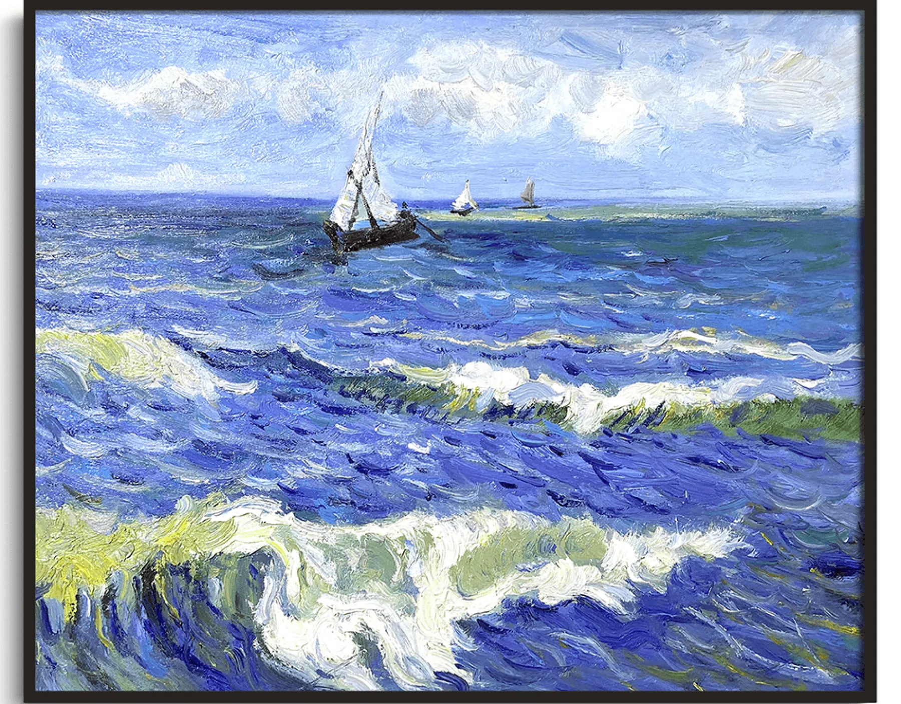 Galerie Mont Seascape near Les Saintes-Maries-de-la-Mer - Vincent Van Gogh^ Van Gogh
