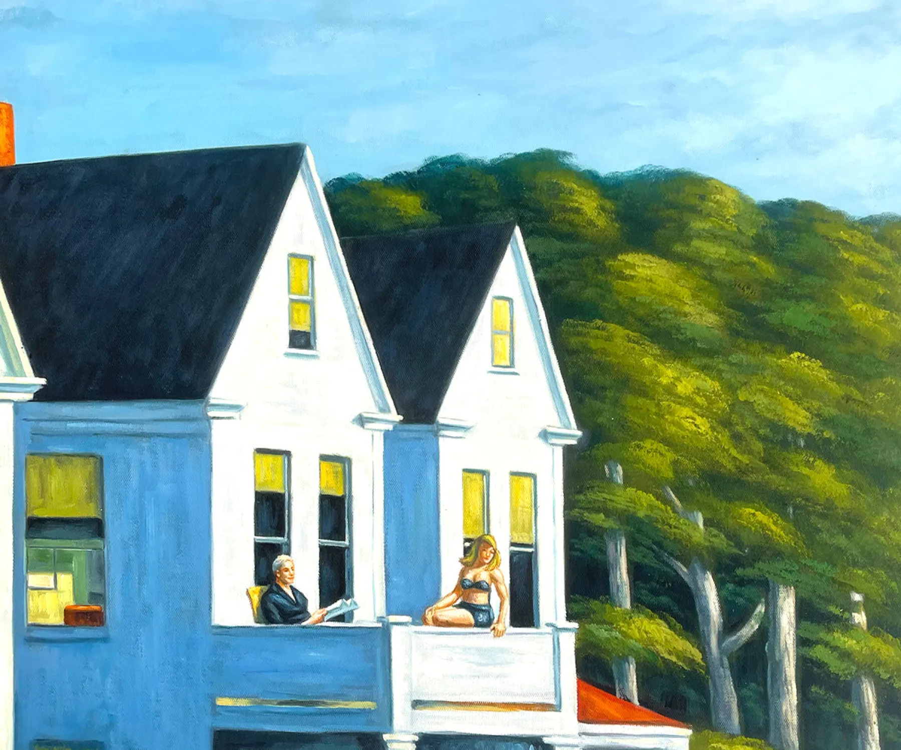 Galerie Mont Second Story Sunlight - Edward Hopper^ Hopper