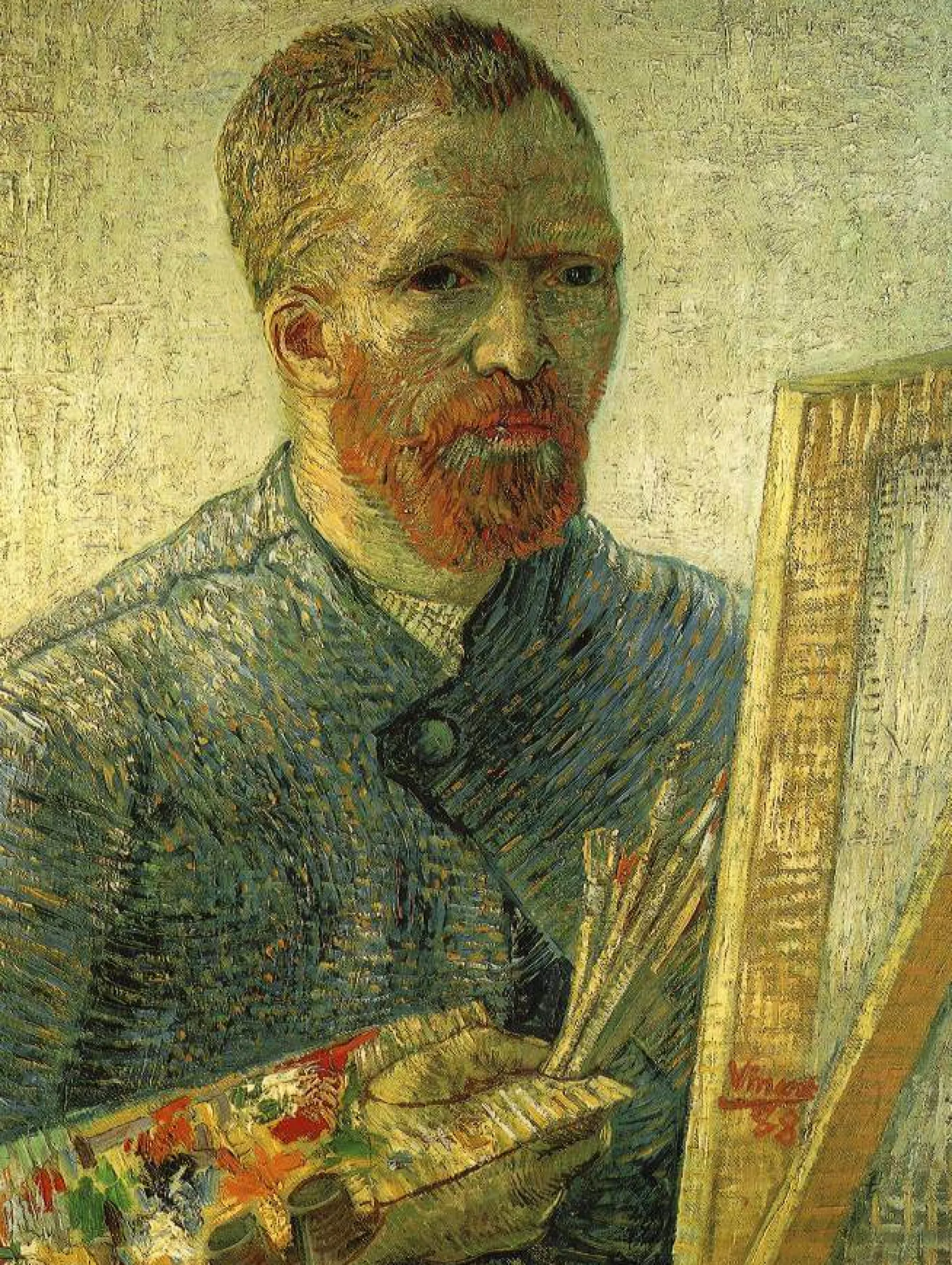 Galerie Mont Self-Portrait as a Painter - Vincent Van Gogh^ Van Gogh