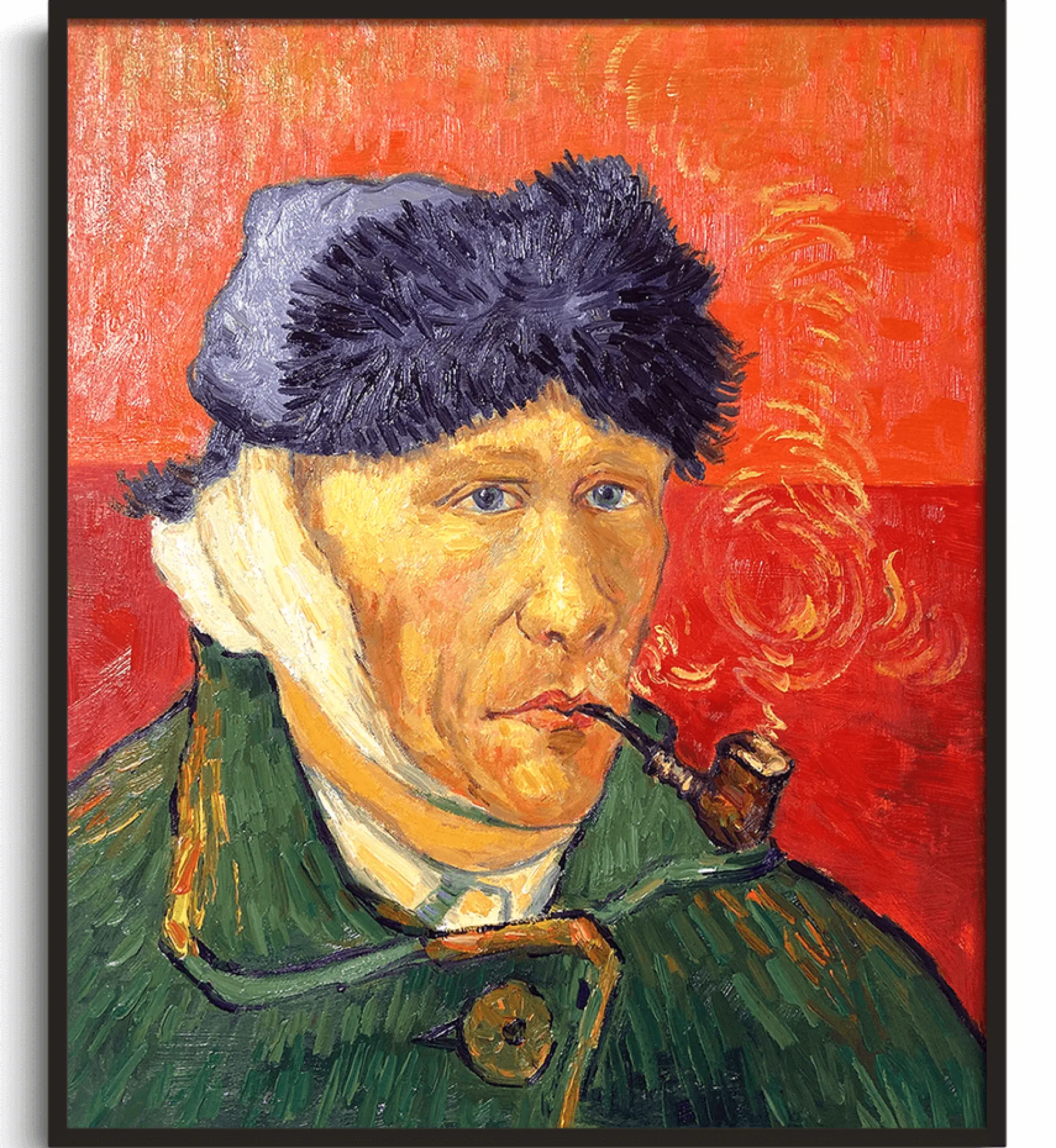 Galerie Mont Self-Portrait with a Bandaged Ear - Vincent Van Gogh^ Van Gogh