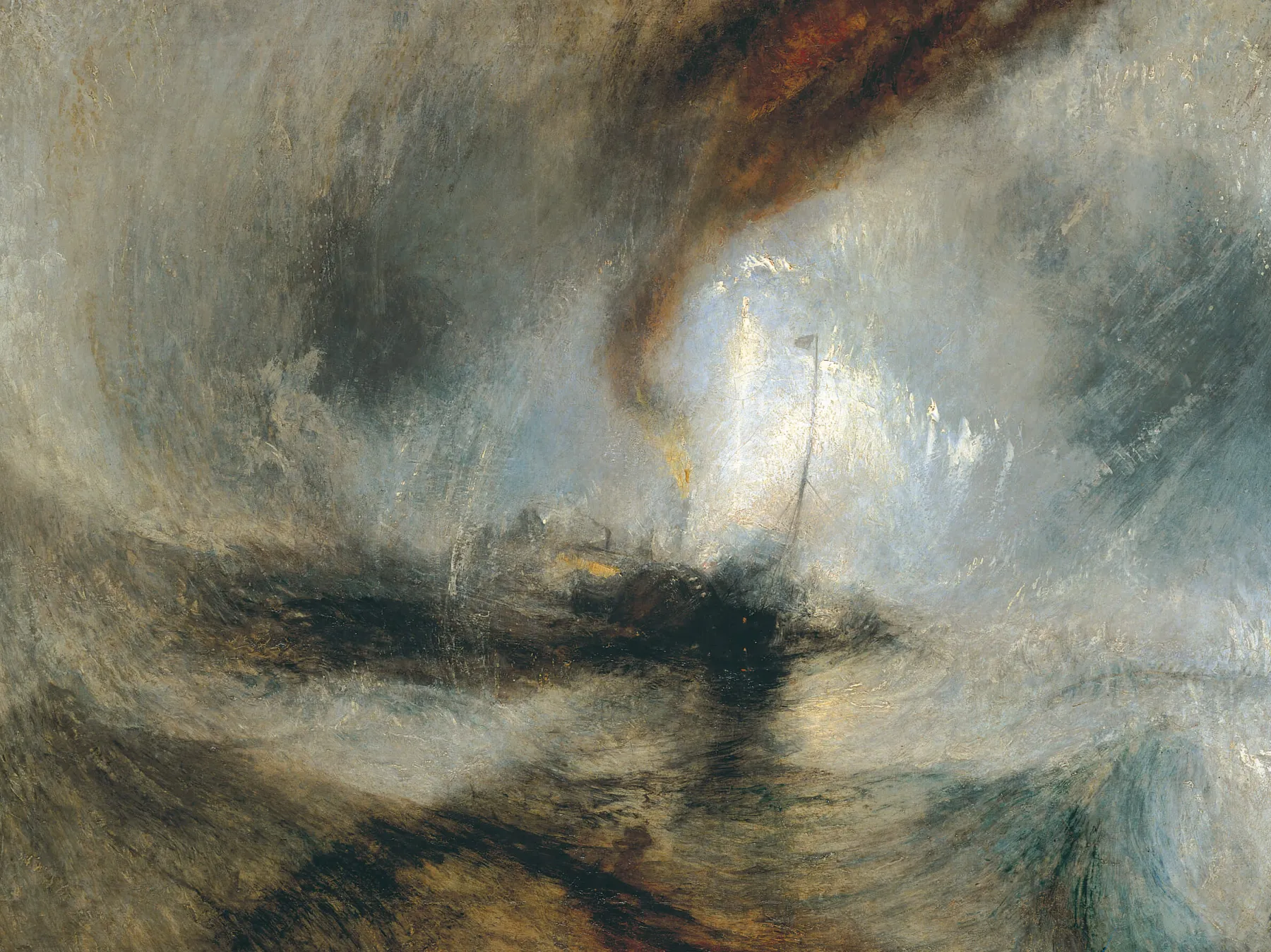 Galerie Mont Snow Storm - Steam-Boat off a Harbour's Mouth - William Turner^ Turner