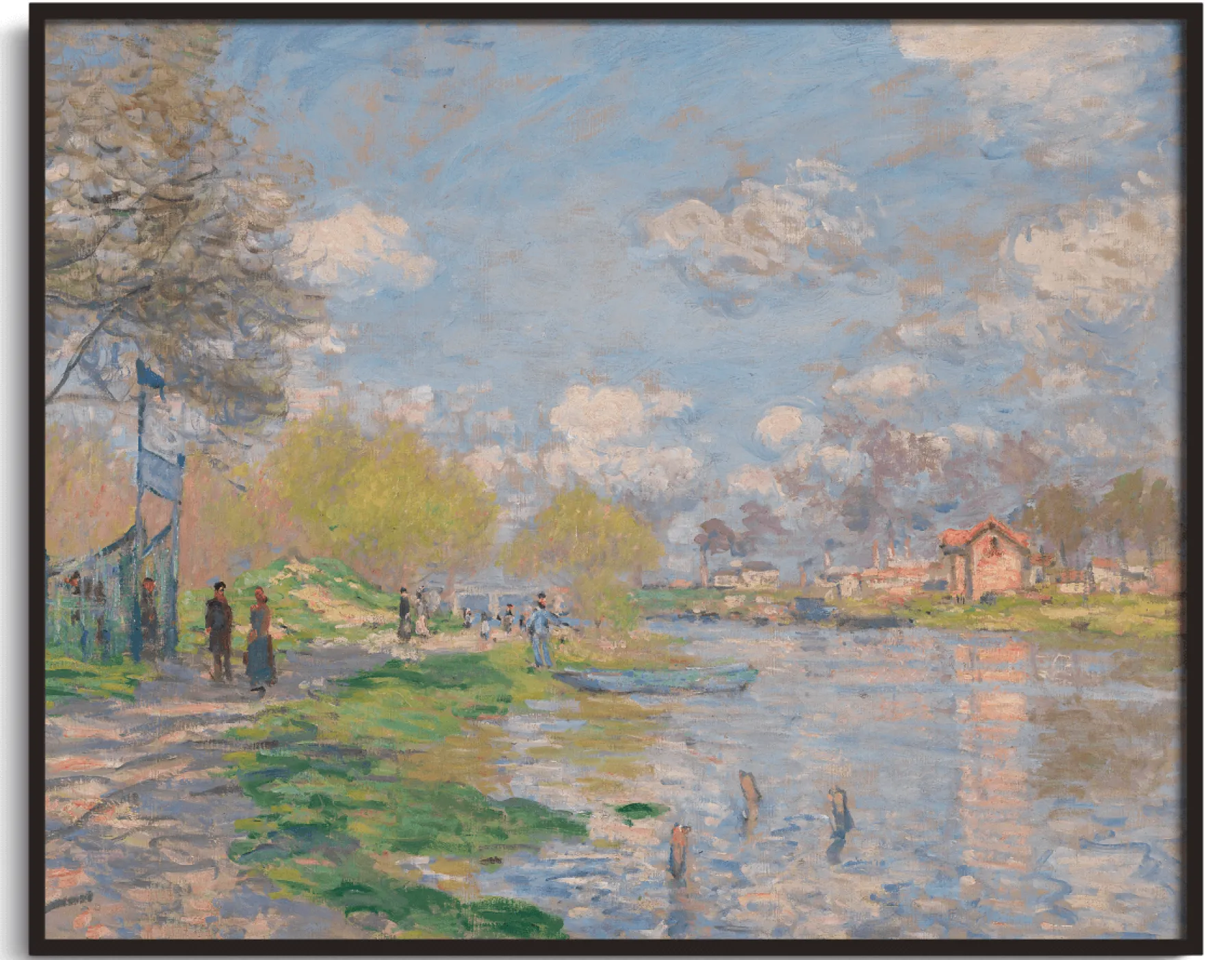 Galerie Mont Spring on the Ile de la Grande Jatte - Claude Monet^ Monet