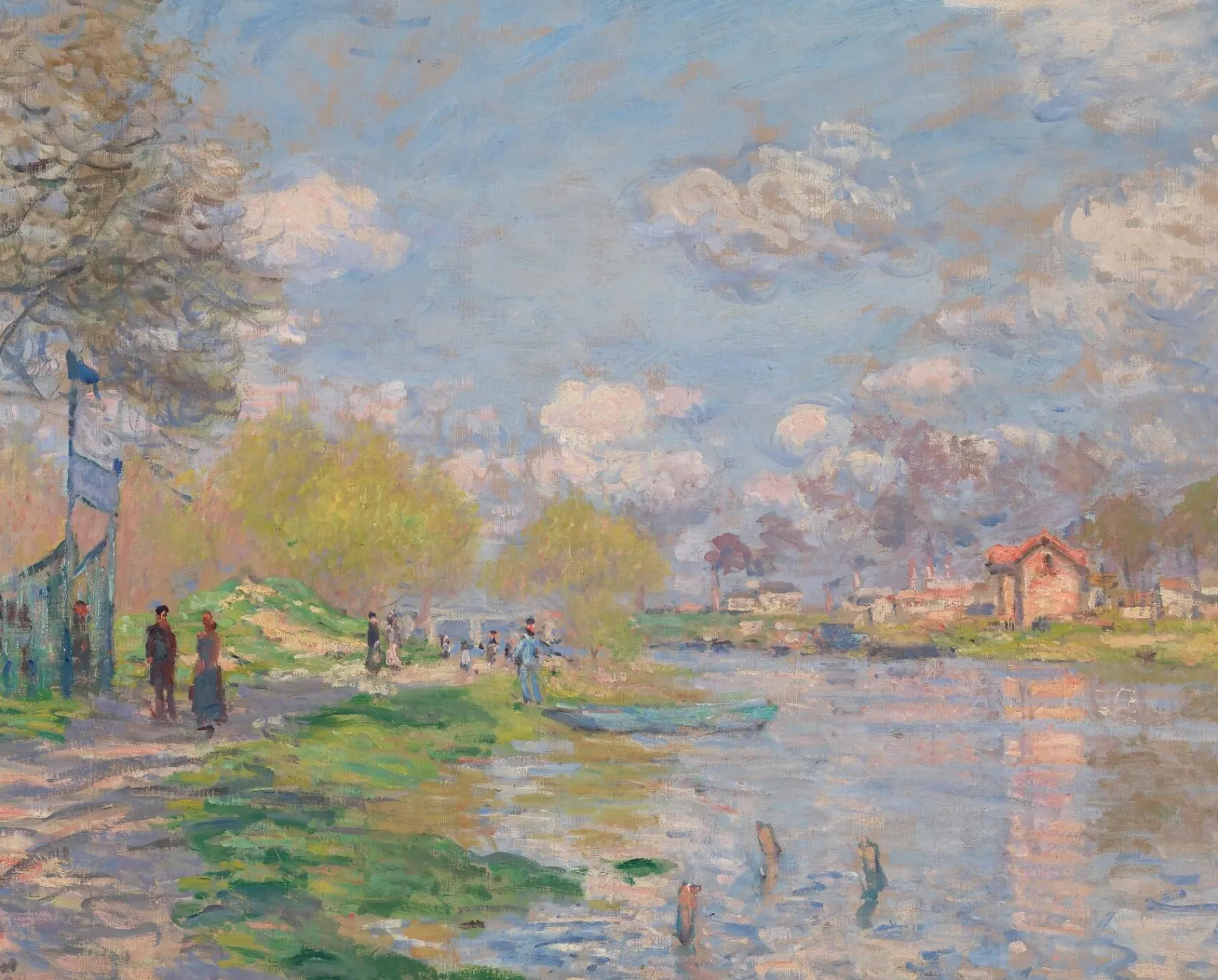Galerie Mont Spring on the Ile de la Grande Jatte - Claude Monet^ Monet