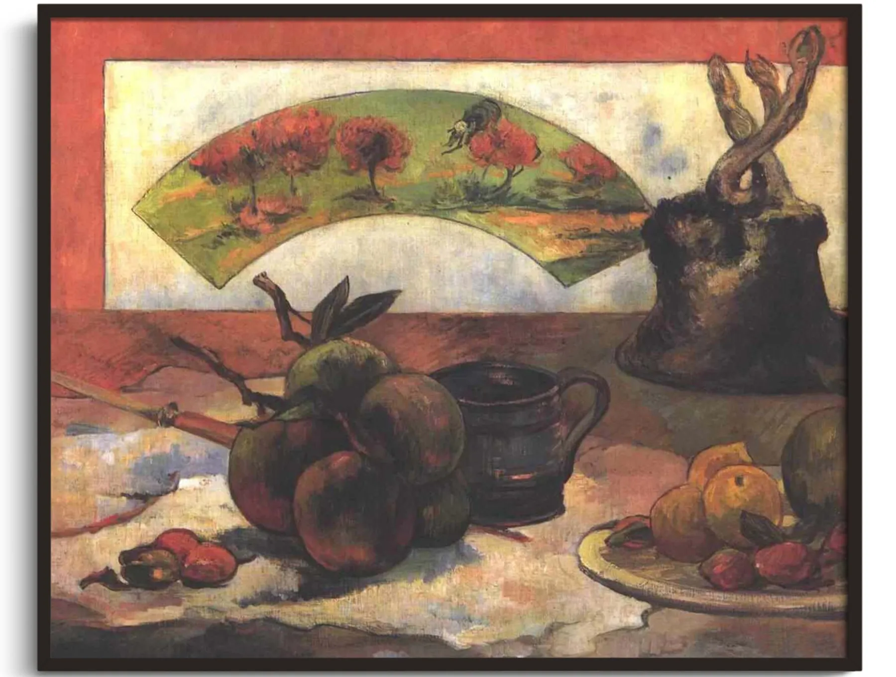 Galerie Mont Still life with fan - Paul Gauguin^ Gauguin