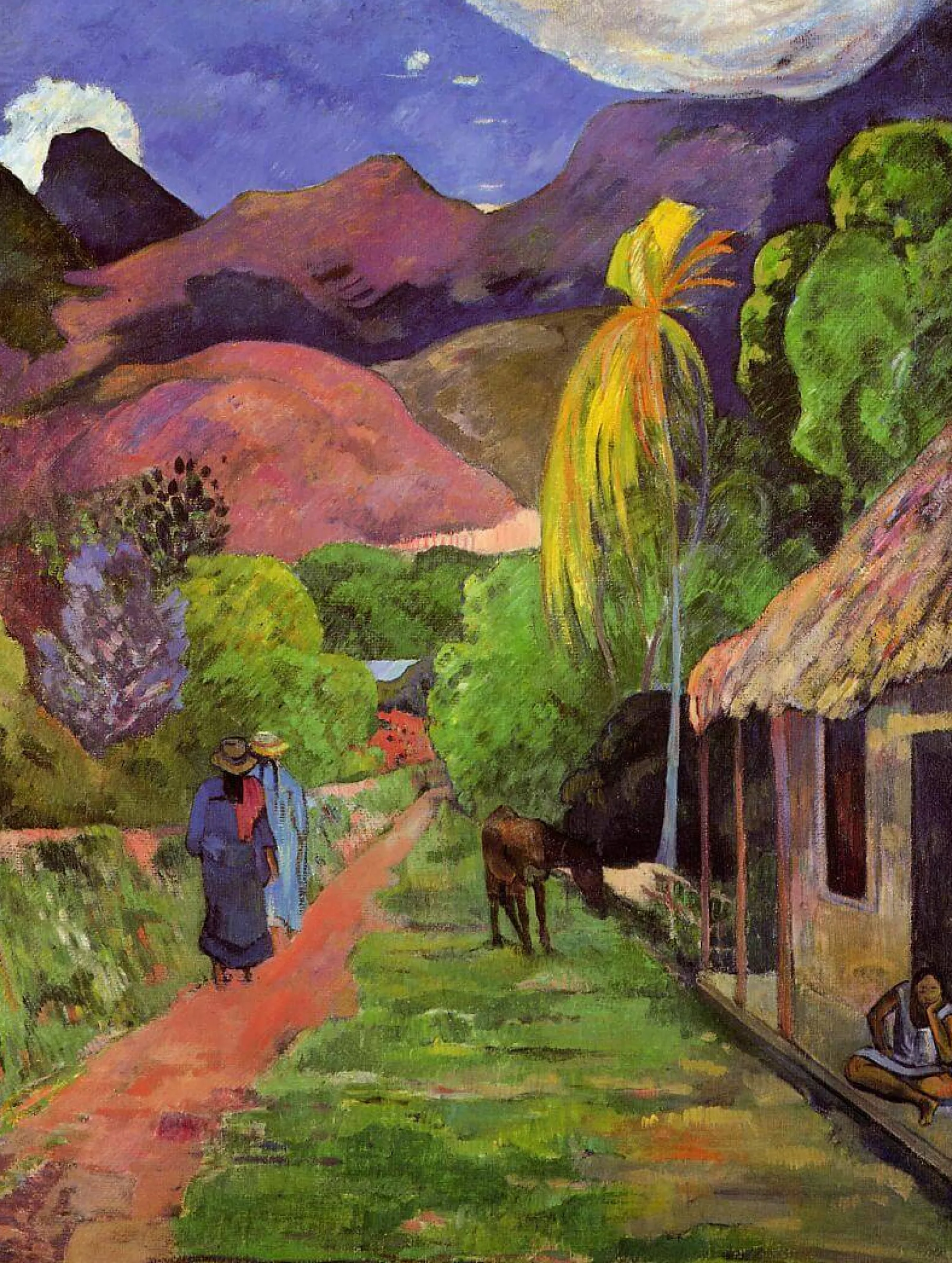 Galerie Mont Street in Tahiti - Paul Gauguin^ Gauguin