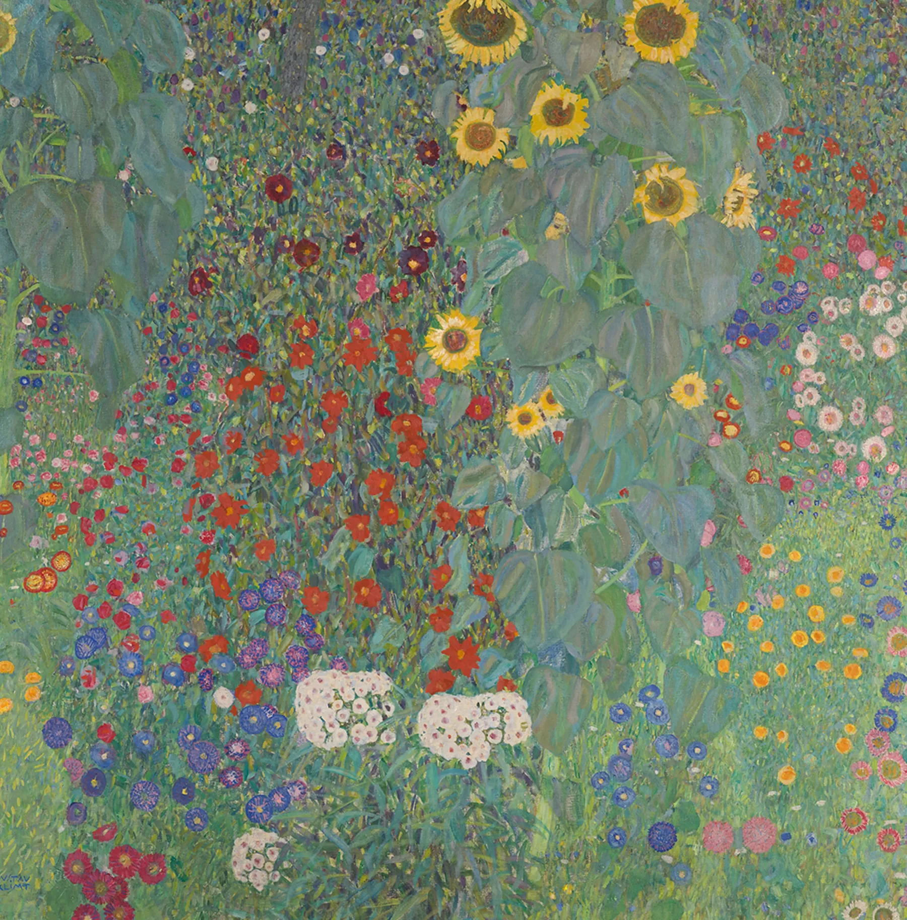 sunflower_garden__gustav_klimt_2.webp Galerie Mont Sunflower Garden - Gustav Klimt^ Klimt