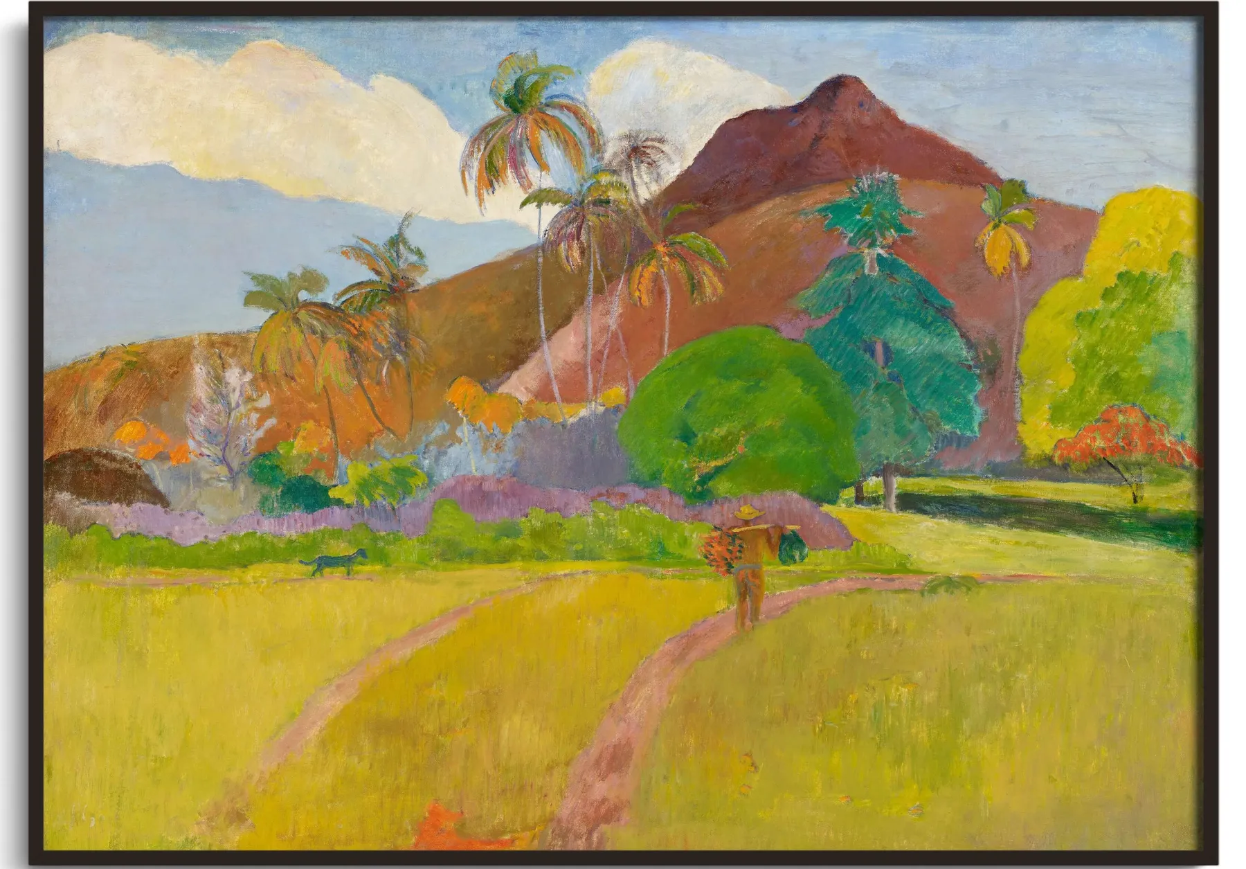 Galerie Mont Tahitian landscape - Paul Gauguin^ Gauguin