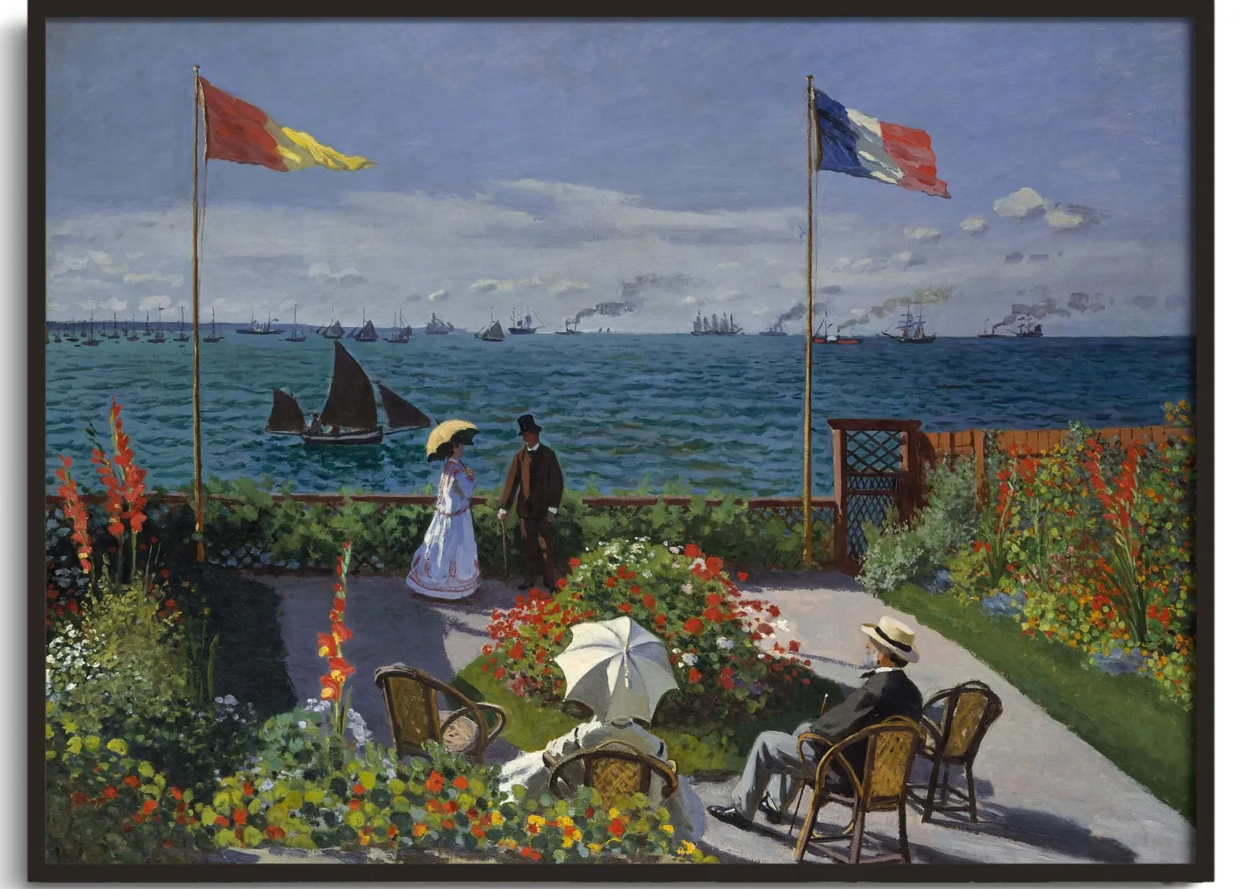 Galerie Mont Terrace in Sainte-Adresse - Claude Monet^ Monet