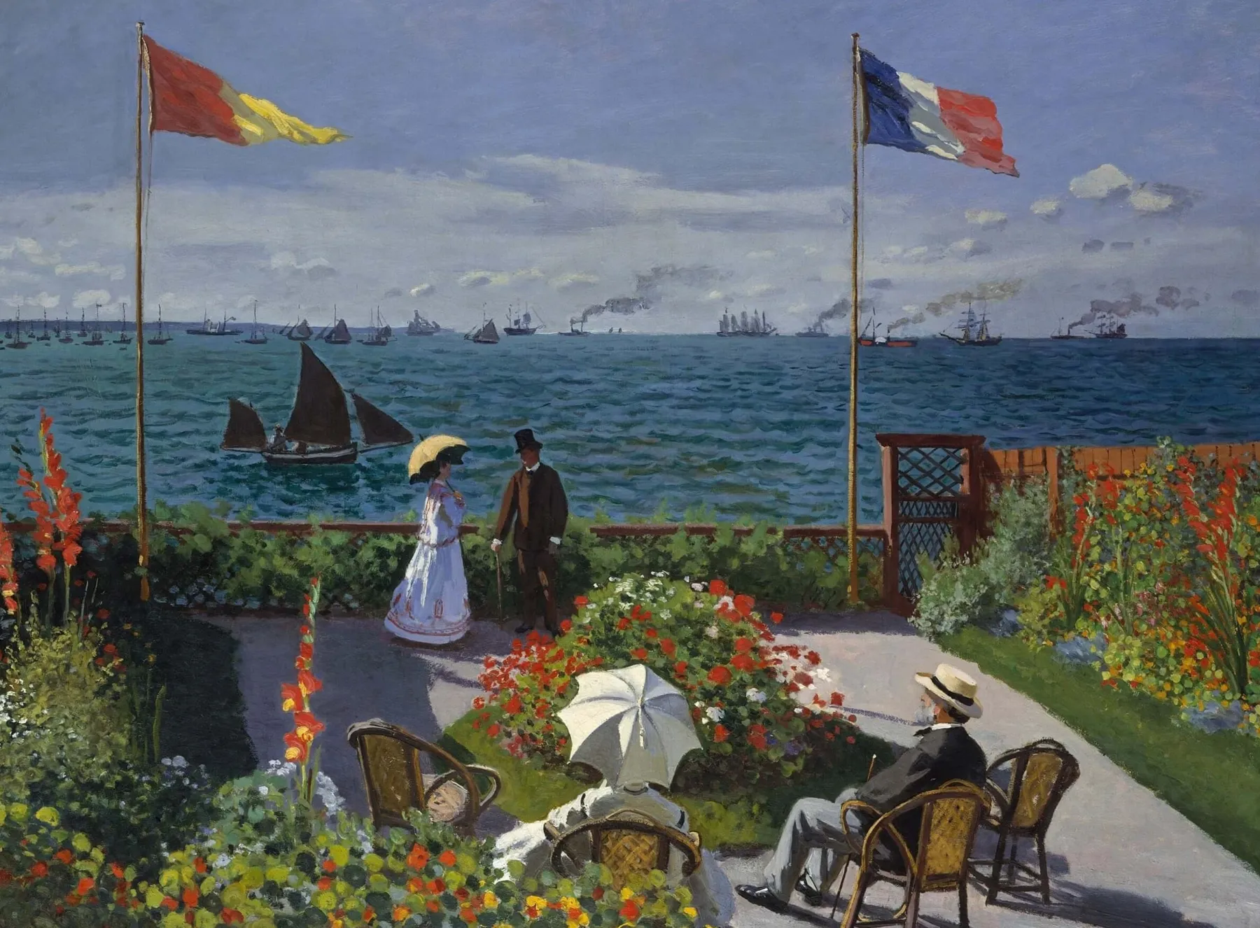 Galerie Mont Terrace in Sainte-Adresse - Claude Monet^ Monet