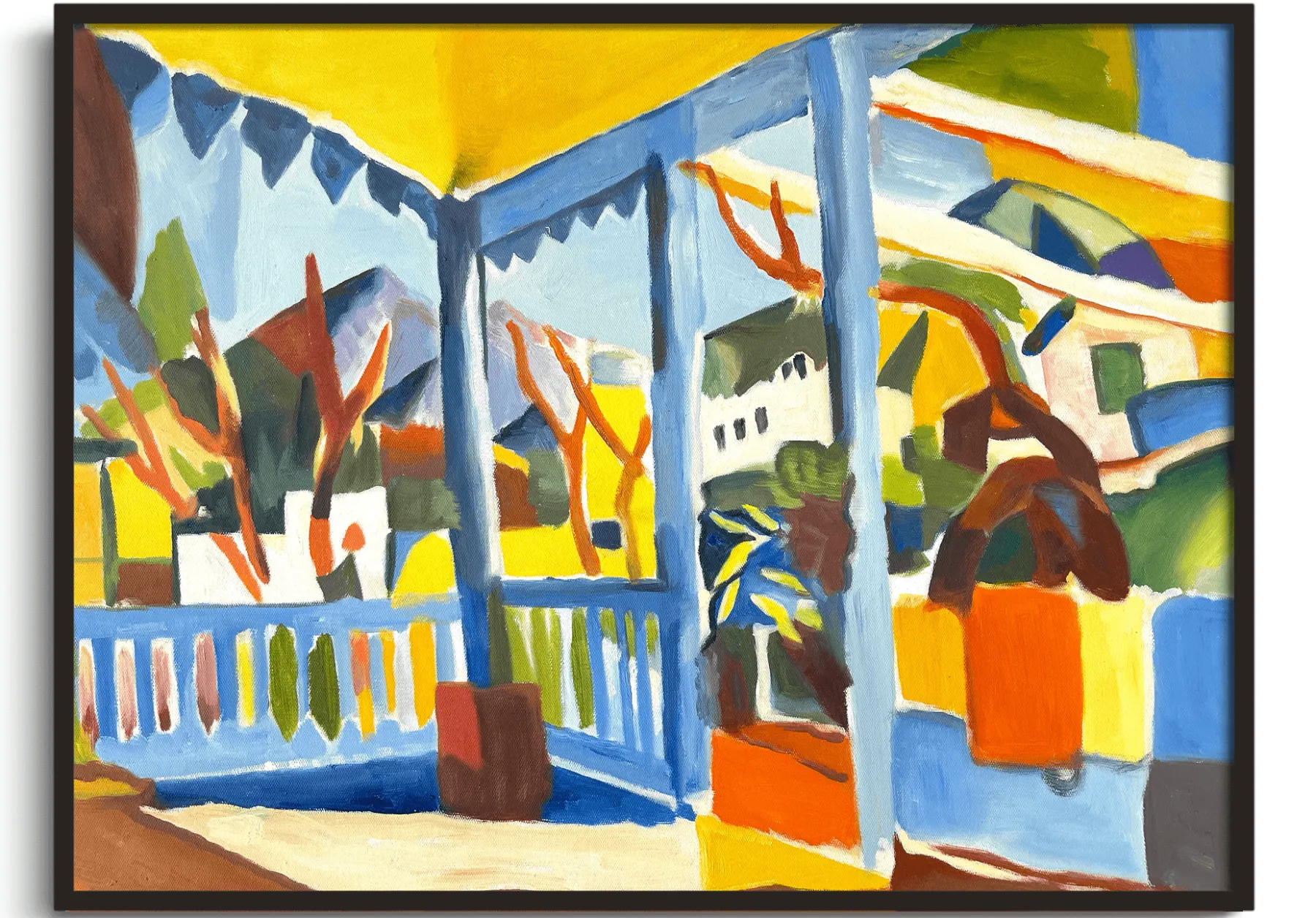 Galerie Mont Terrace of the country house in St. Germain - August Macke^ Macke