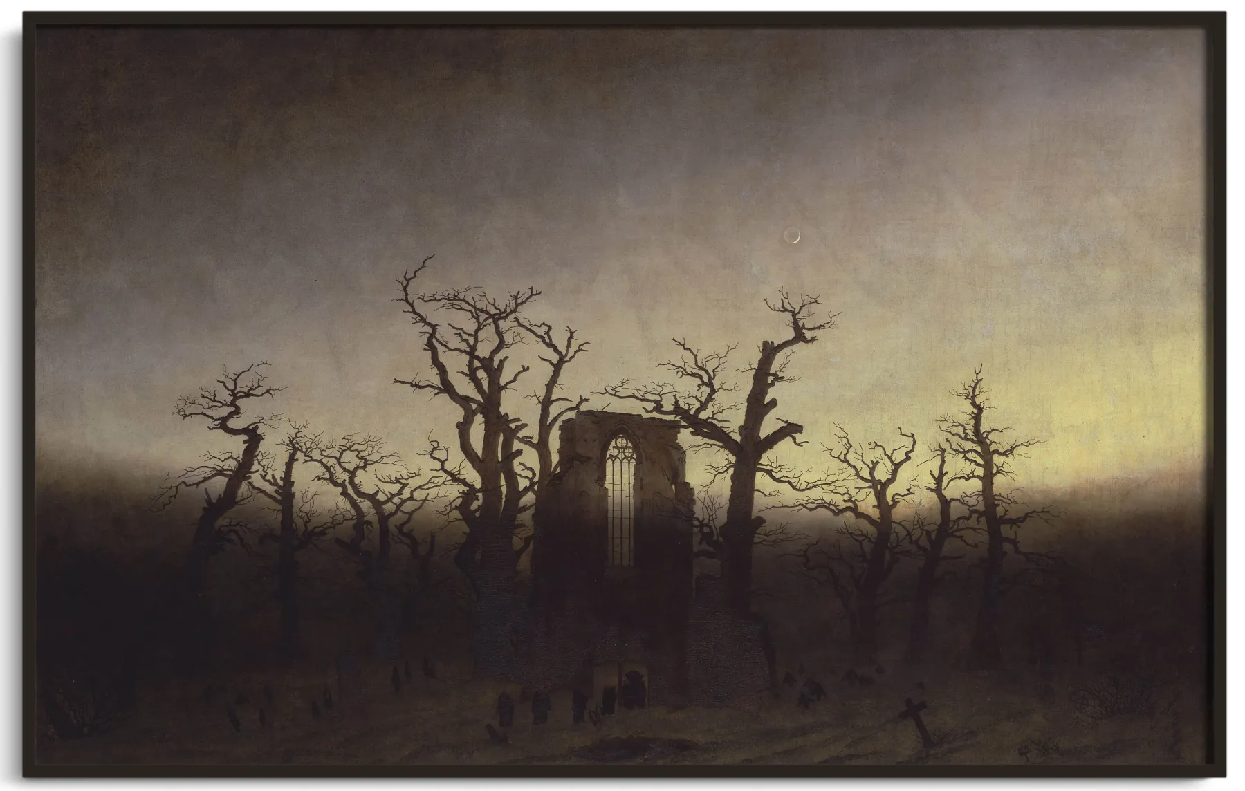 Galerie Mont The Abbey in the Oakwood - Caspar David Friedrich^ Friedrich
