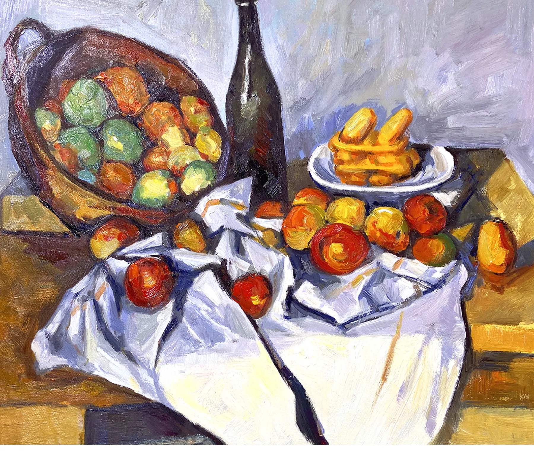 Galerie Mont The Basket of Apples - Paul Cézanne^ Cézanne