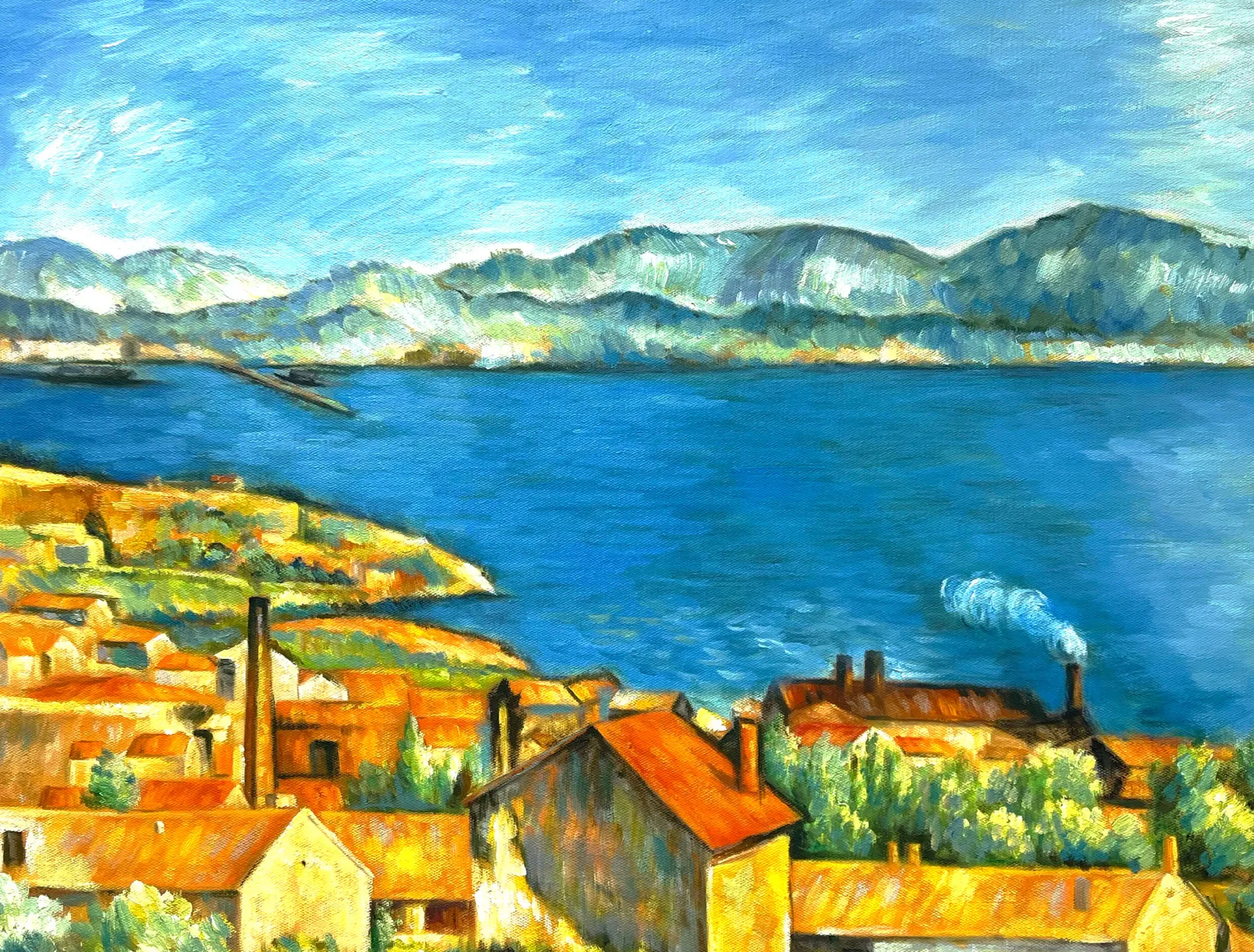 Galerie Mont The Bay of Estaque – Paul Cézanne^ Cézanne