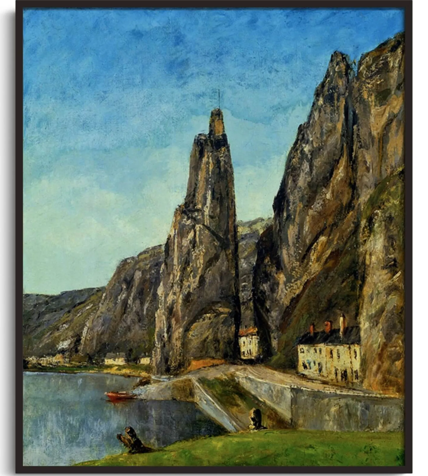 Galerie Mont The Bayard Rock, Dinant - Gustave Courbet^ Courbet