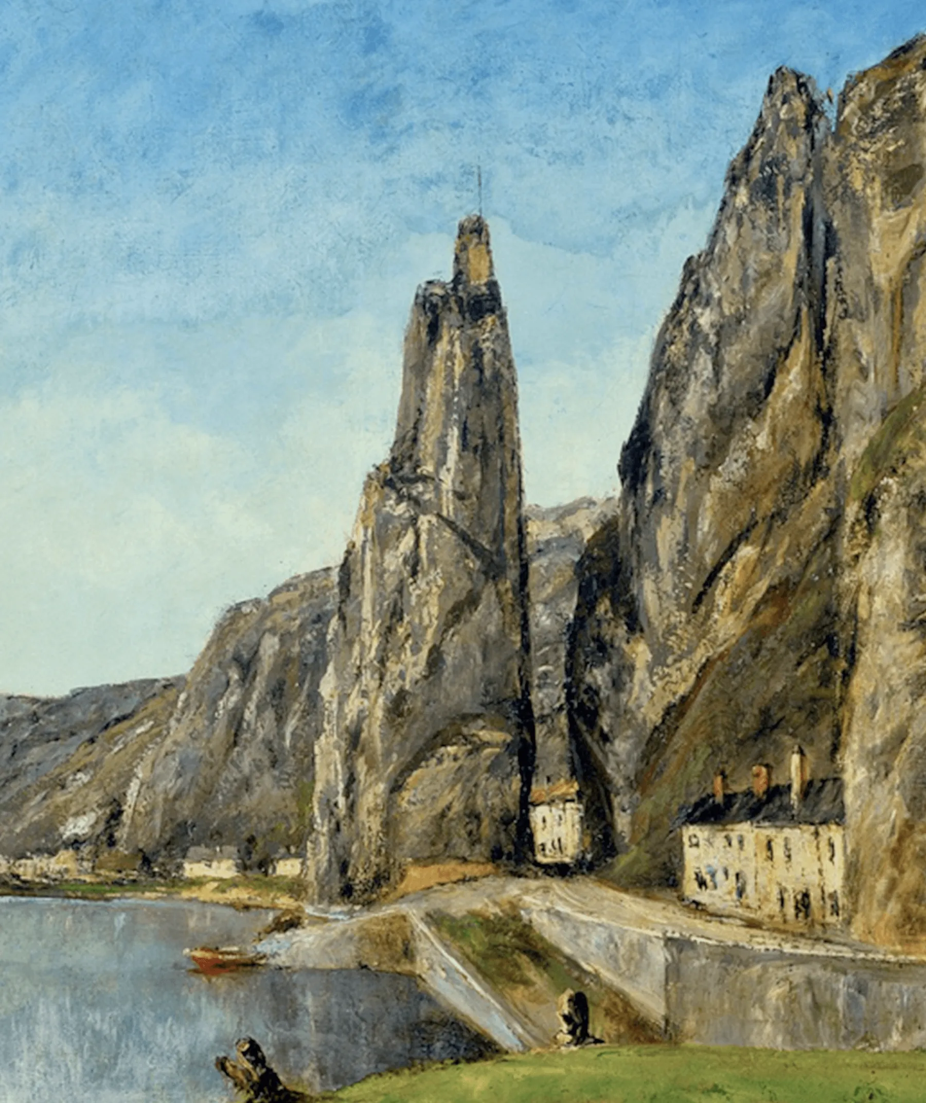Galerie Mont The Bayard Rock, Dinant - Gustave Courbet^ Courbet