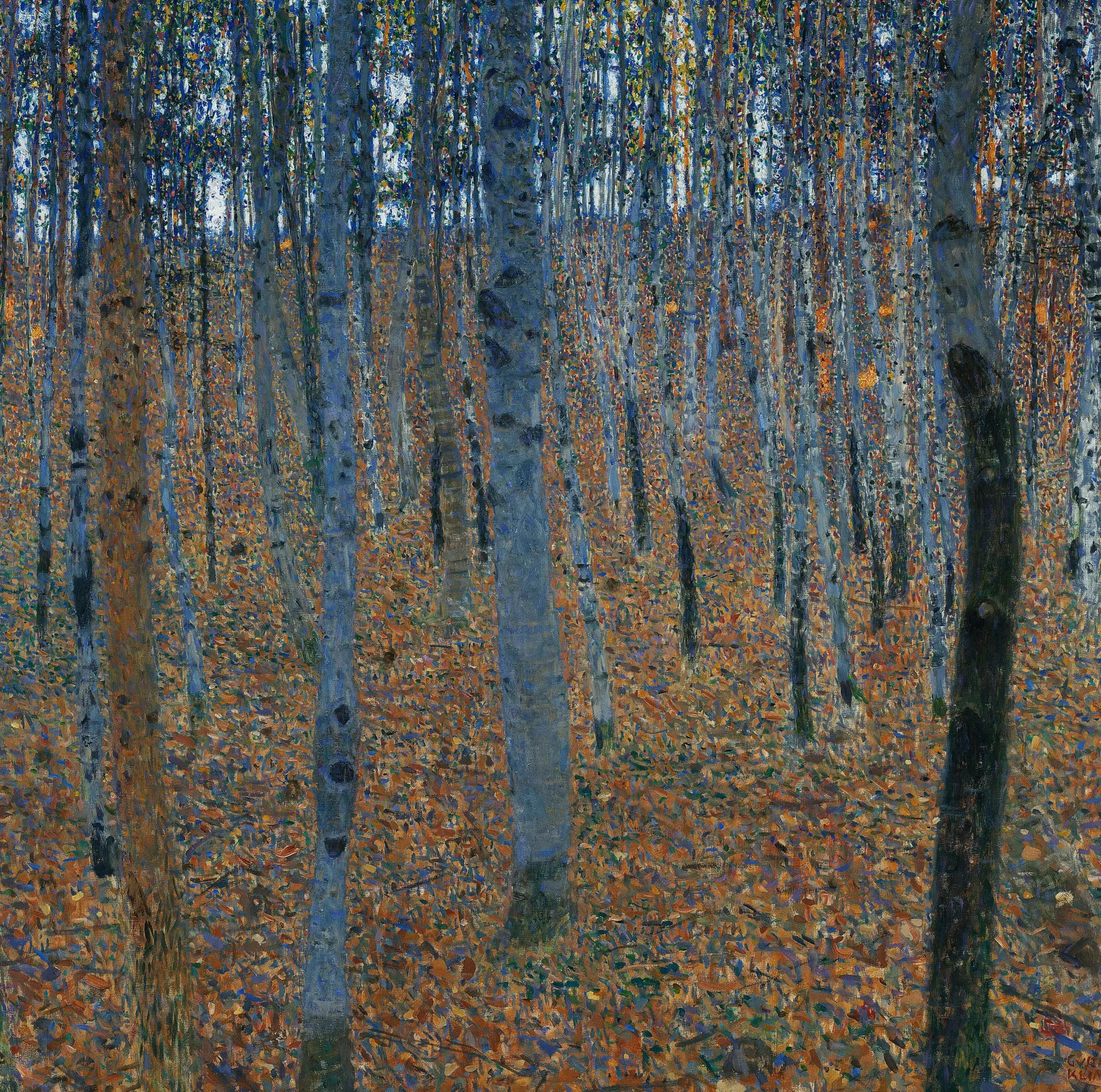 Galerie Mont The Birch Forest - Gustav Klimt^ Klimt