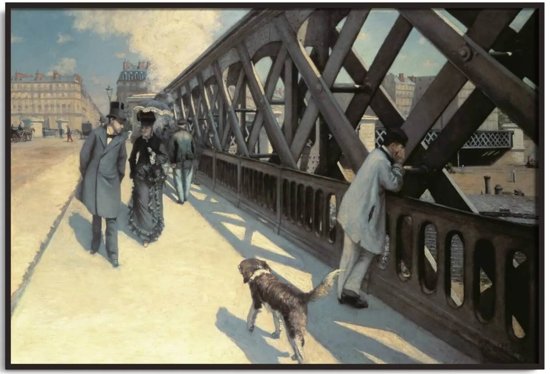 Galerie Mont The Bridge of Europe - Gustave Caillebotte^ Caillebotte