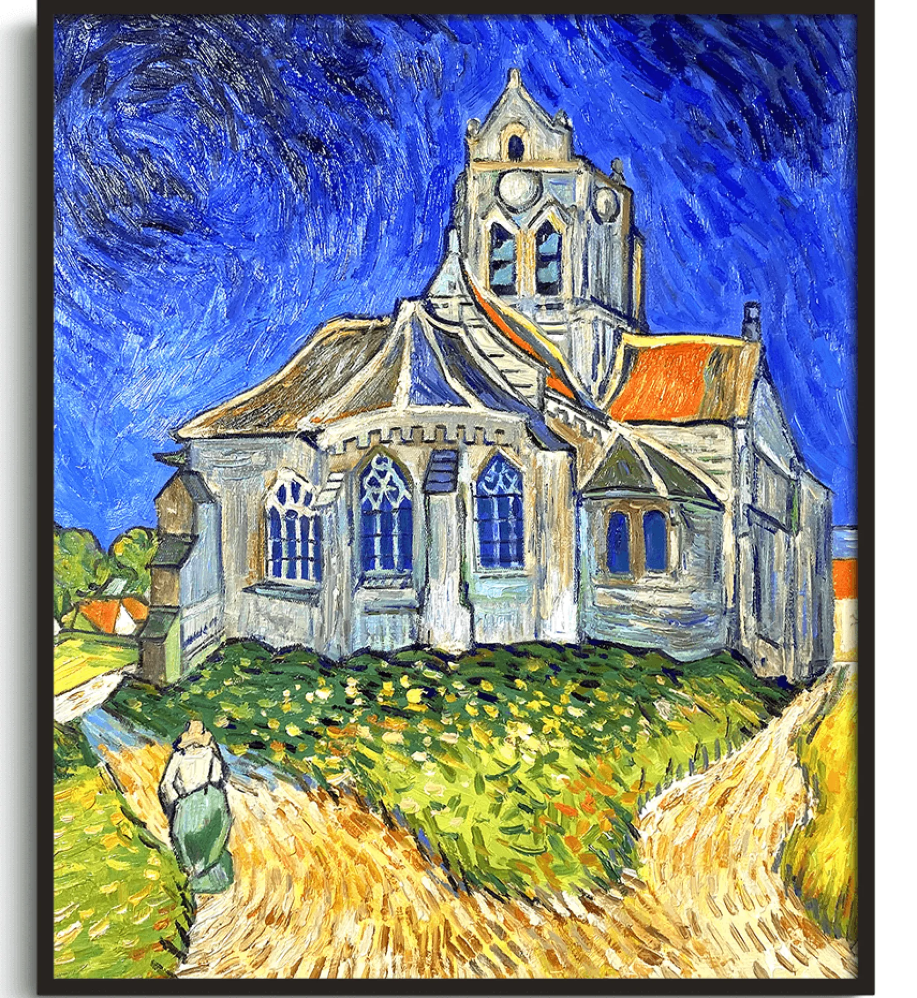 Galerie Mont The Church at Auvers - Vincent Van Gogh^ Van Gogh