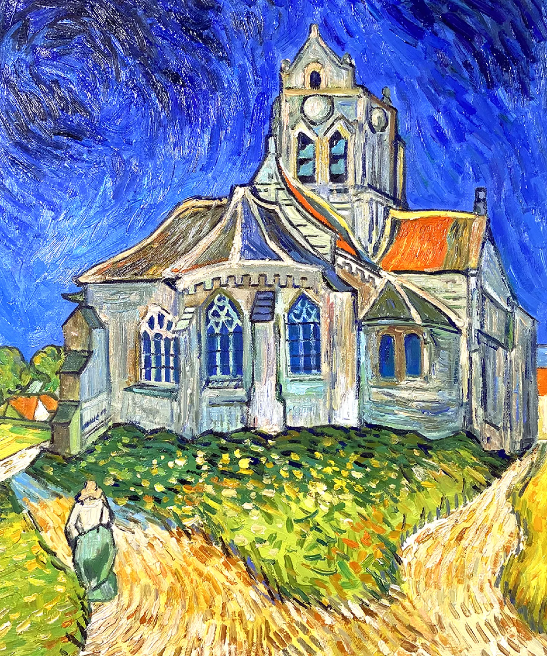 Galerie Mont The Church at Auvers - Vincent Van Gogh^ Van Gogh
