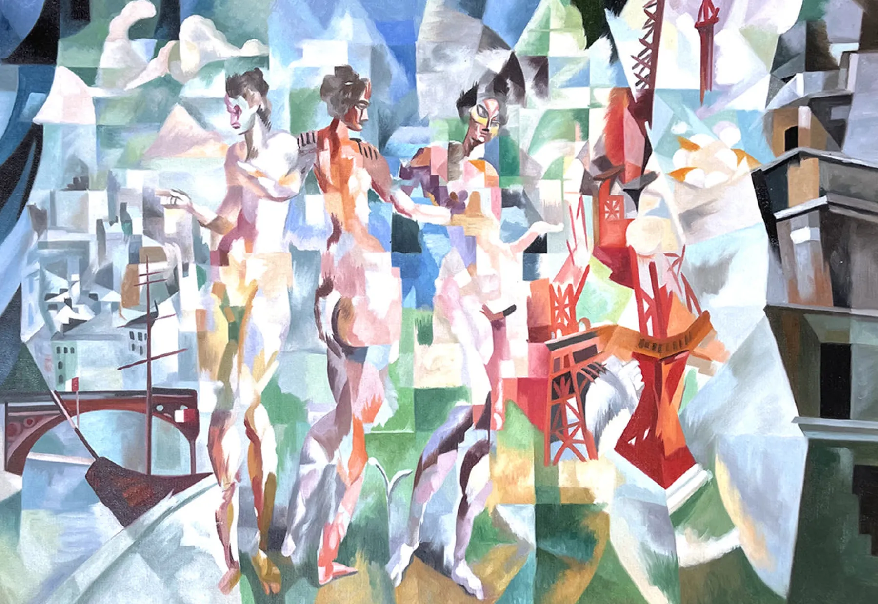 Galerie Mont The City of Paris - Robert Delaunay^ Delaunay