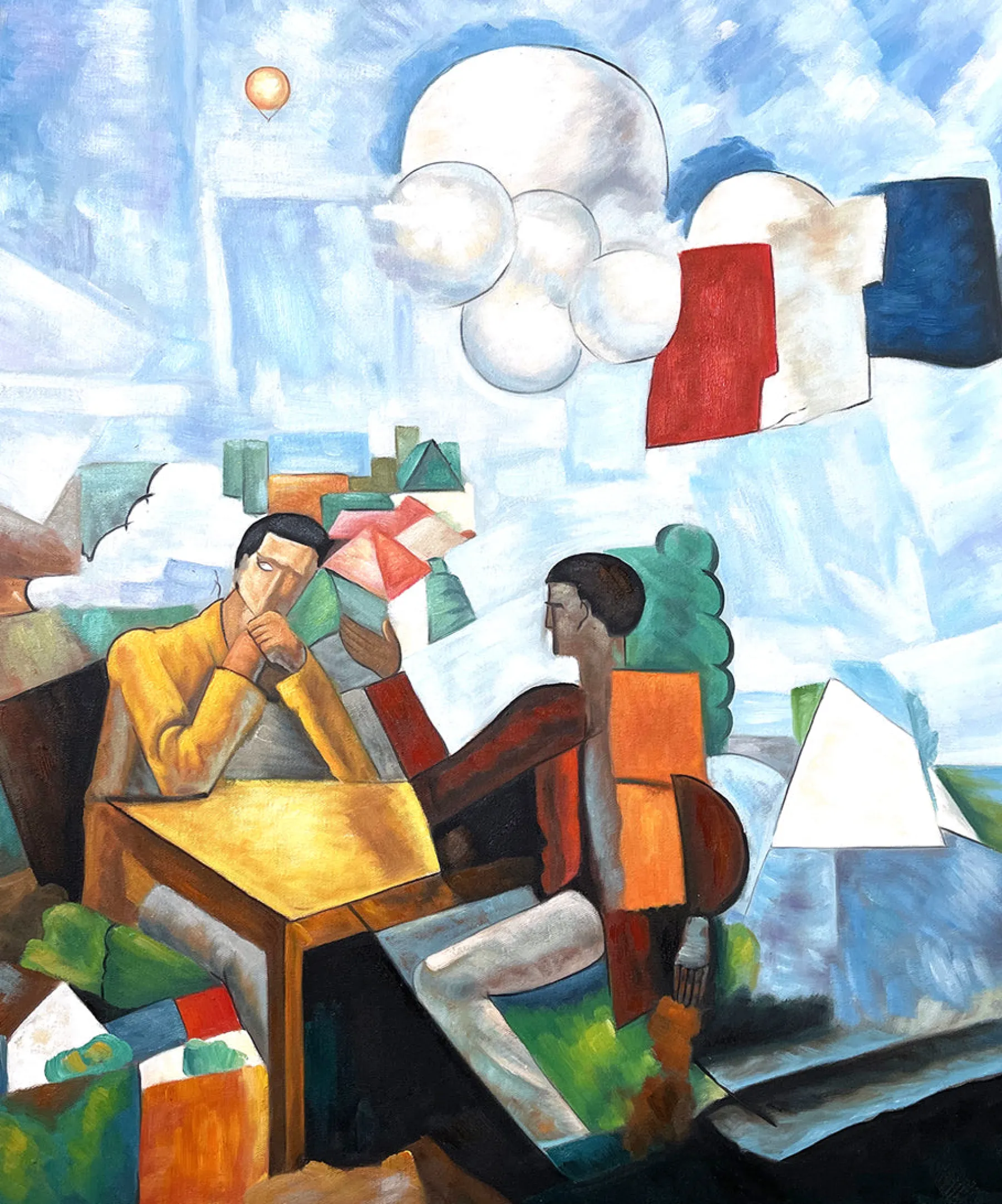 Galerie Mont The Conquest of the Air - Roger de La Fresnaye^ De La Fresnaye