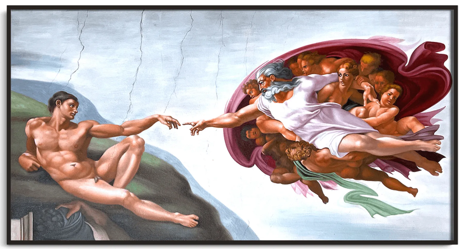 Galerie Mont The Creation of Adam - Michelangelo^ Michel-ange