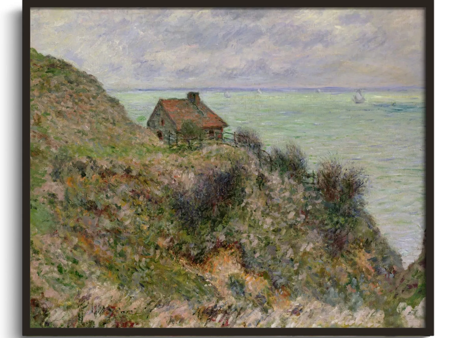 Galerie Mont The customs officials' cabin in Pourville - Claude Monet^ Monet