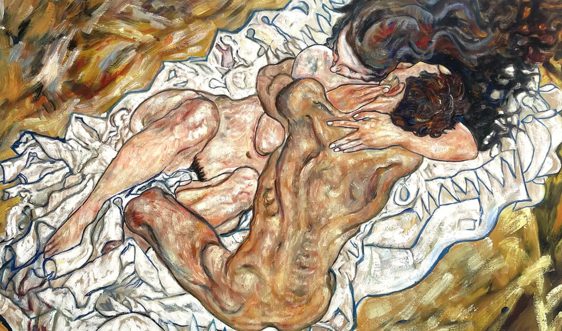Galerie Mont The Embrace - Egon Schiele^ Schiele