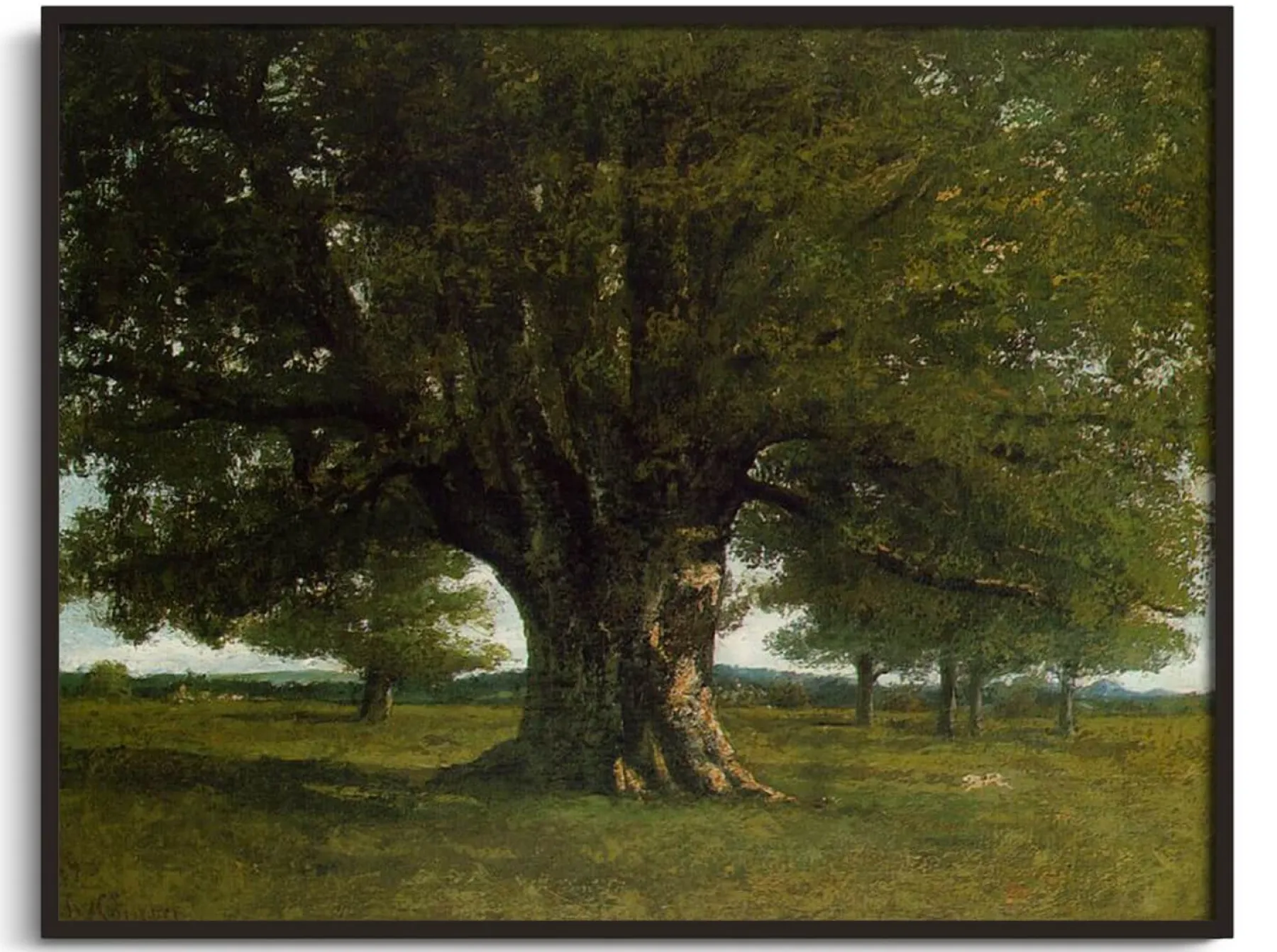 Galerie Mont The Flagey Oak - Gustave Courbet^ Courbet