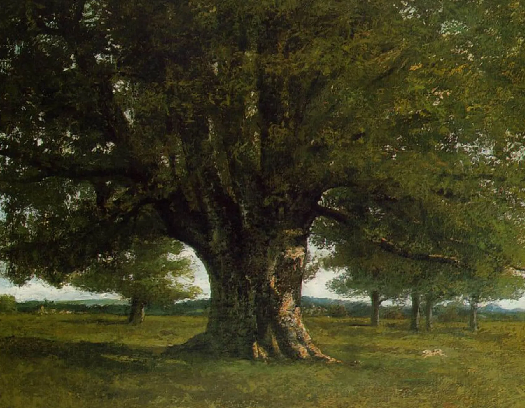 Galerie Mont The Flagey Oak - Gustave Courbet^ Courbet