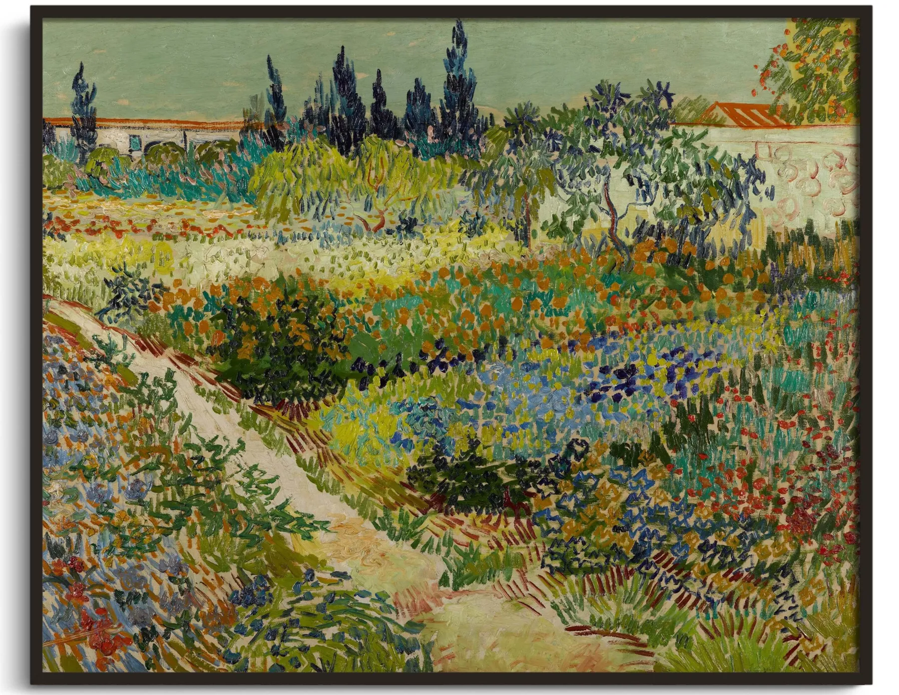 Galerie Mont The garden at Arles - Vincent Van Gogh^ Van Gogh