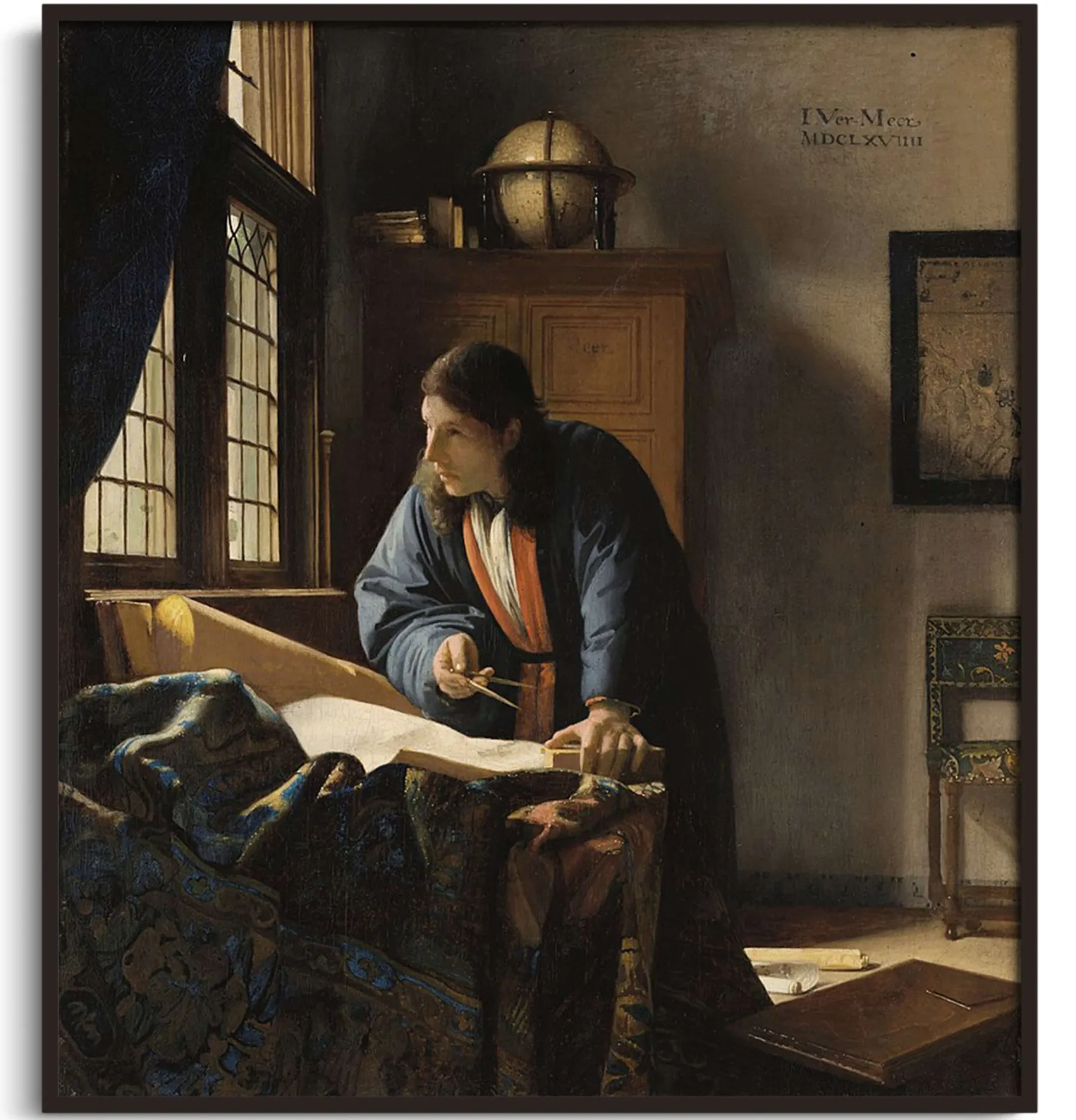 Galerie Mont The geographer - Johannes Vermeer^ Vermeer