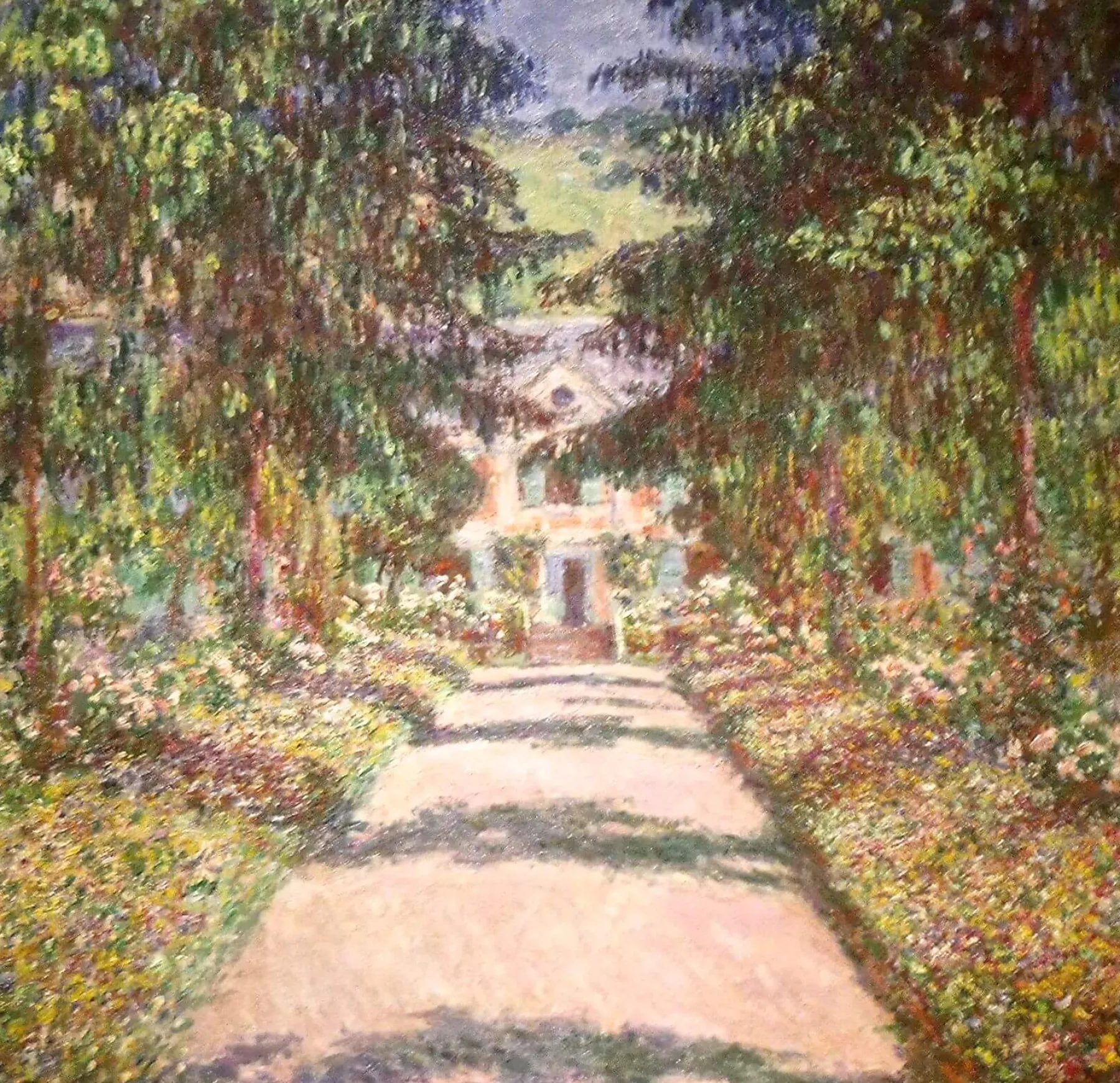 Galerie Mont The Great Alley at Giverny - Claude Monet^ Monet