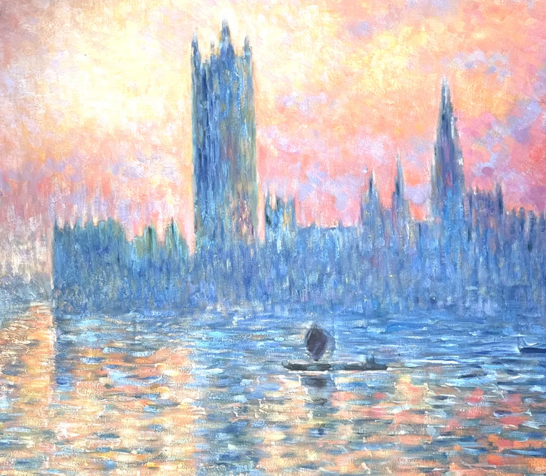 Galerie Mont The Houses of Parliament, Sunset - Claude Monet^ Monet