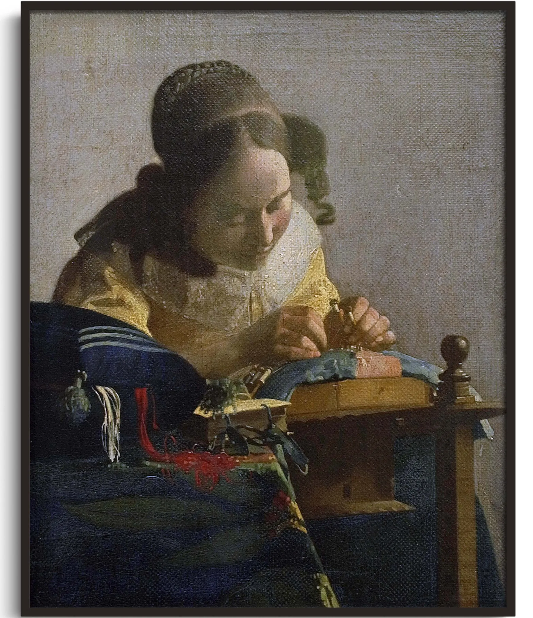 Galerie Mont The Lacemaker - Johannes Vermeer^ Vermeer
