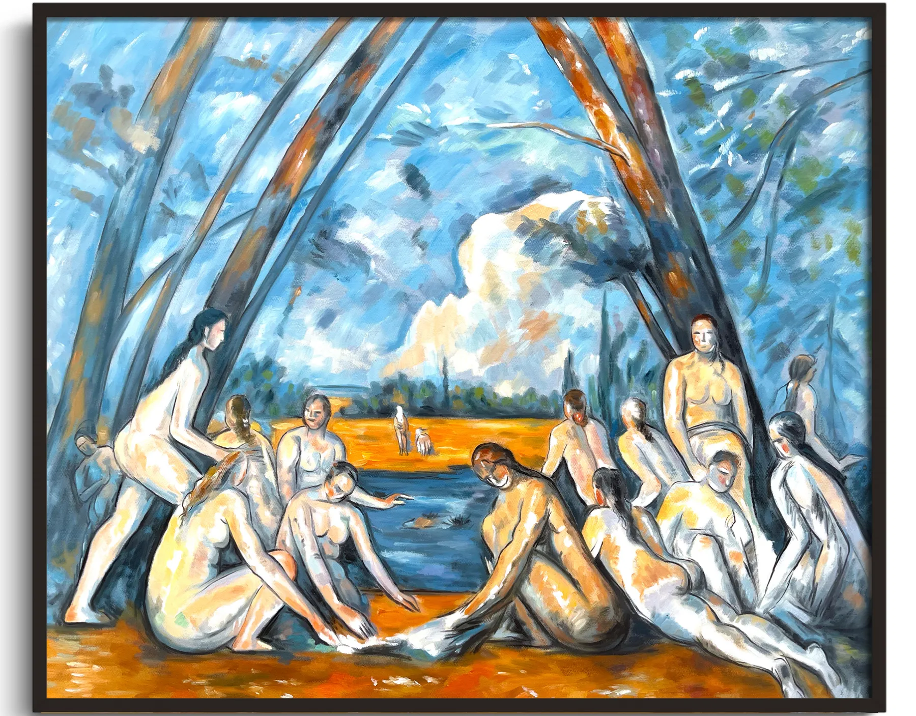 Galerie Mont The Large Bathers - Paul Cézanne^ Cézanne